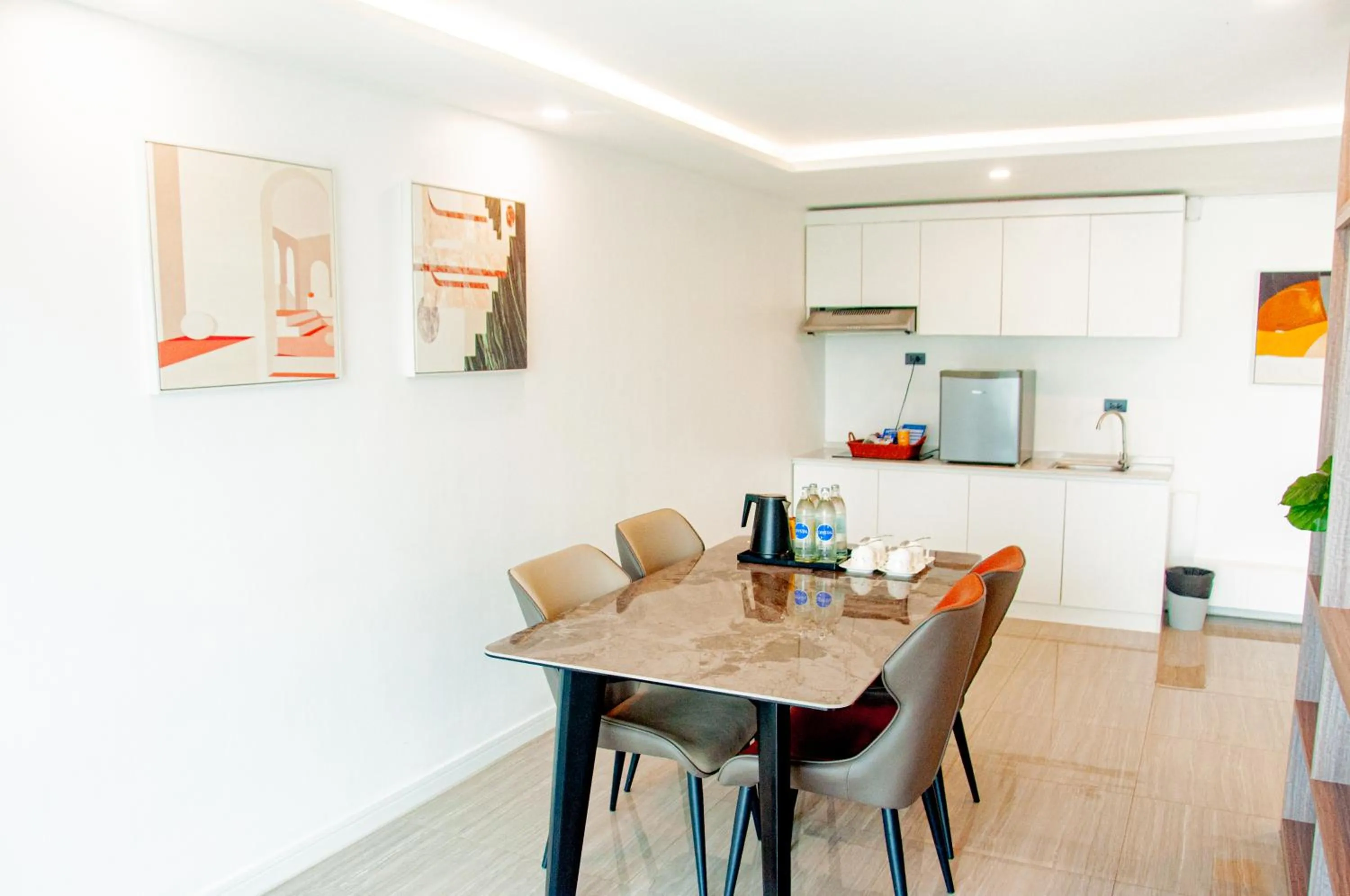 Dining area in HT9 Hotel