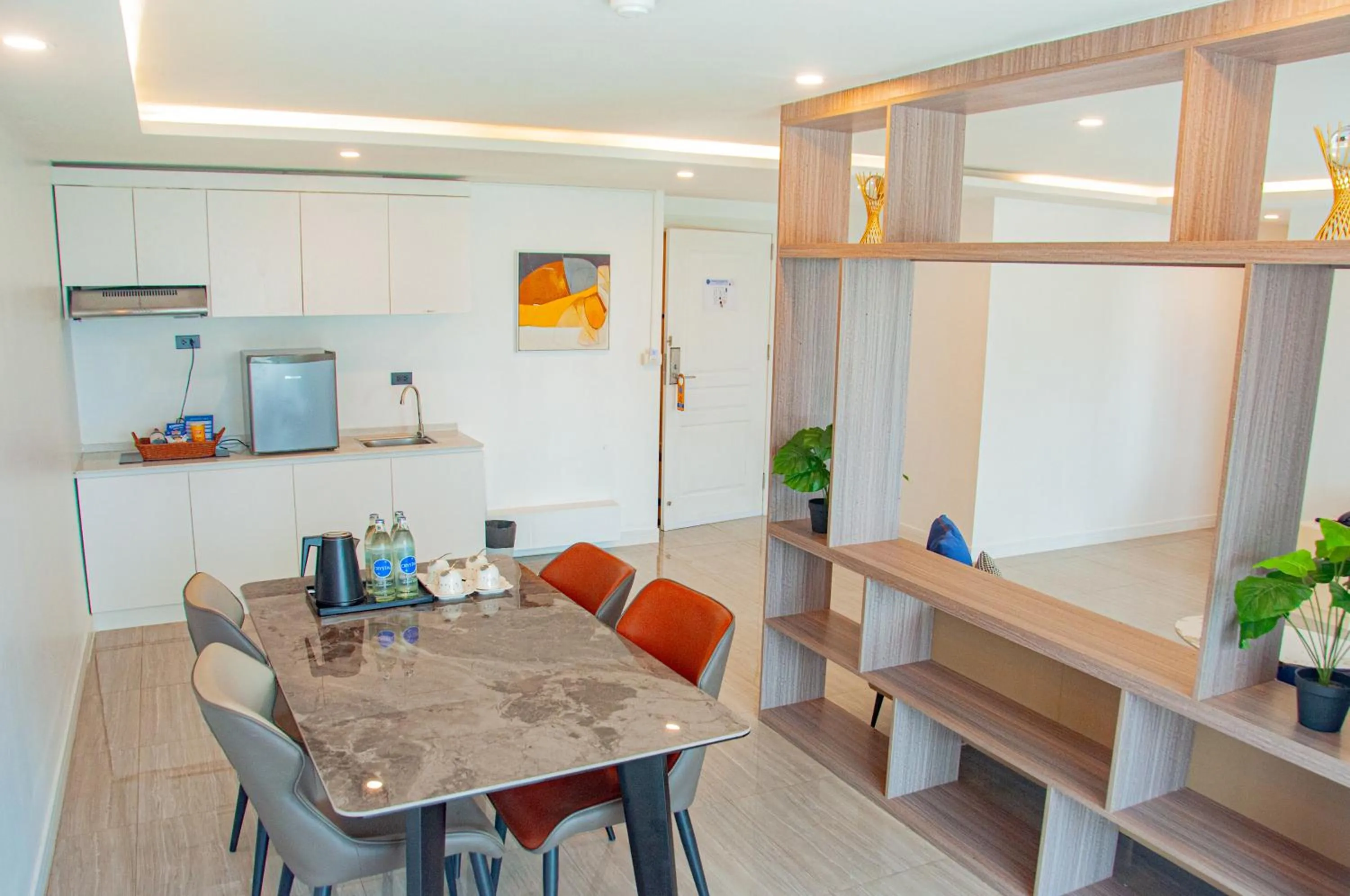 Seating area in HT9 Hotel