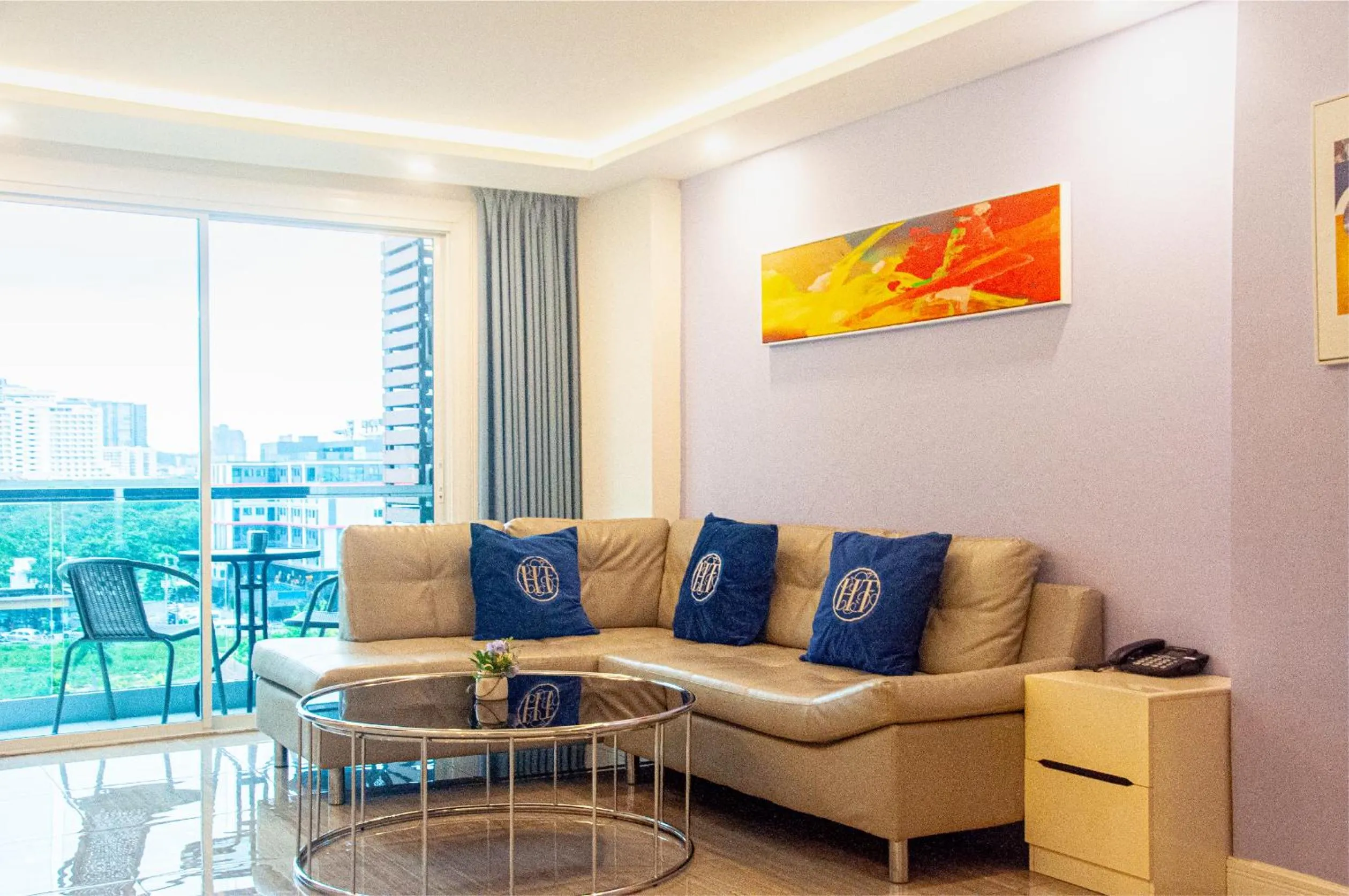 Living room in HT9 Hotel