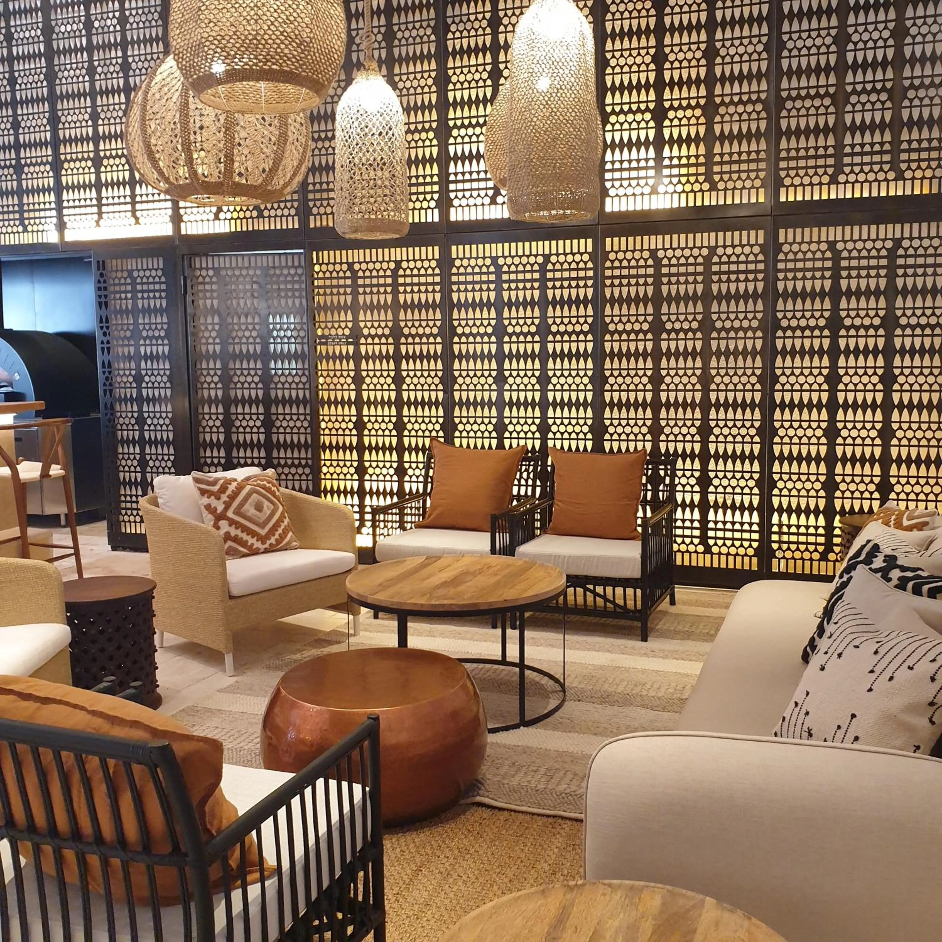 Seating area in Kedma by Isrotel Collection