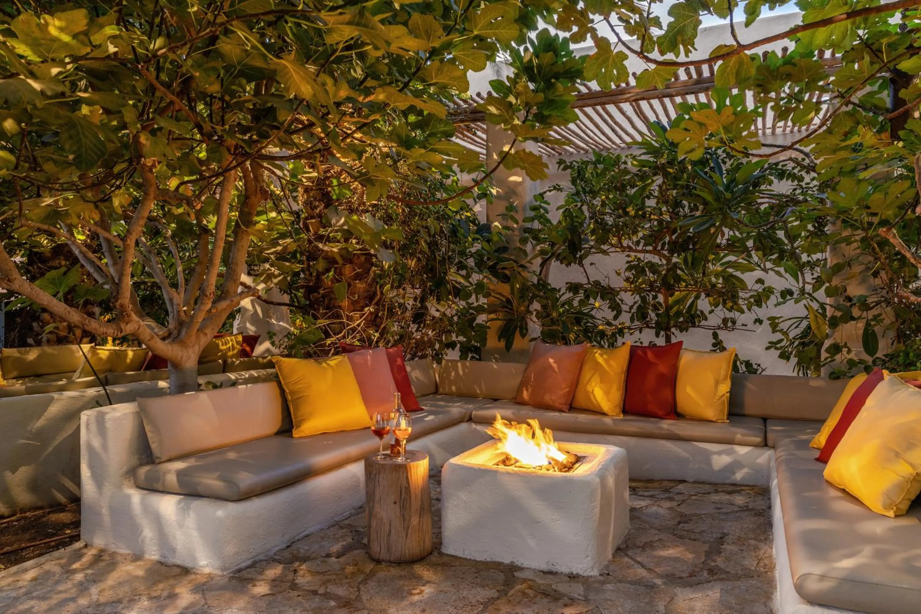 Seating area in Kedma by Isrotel Collection