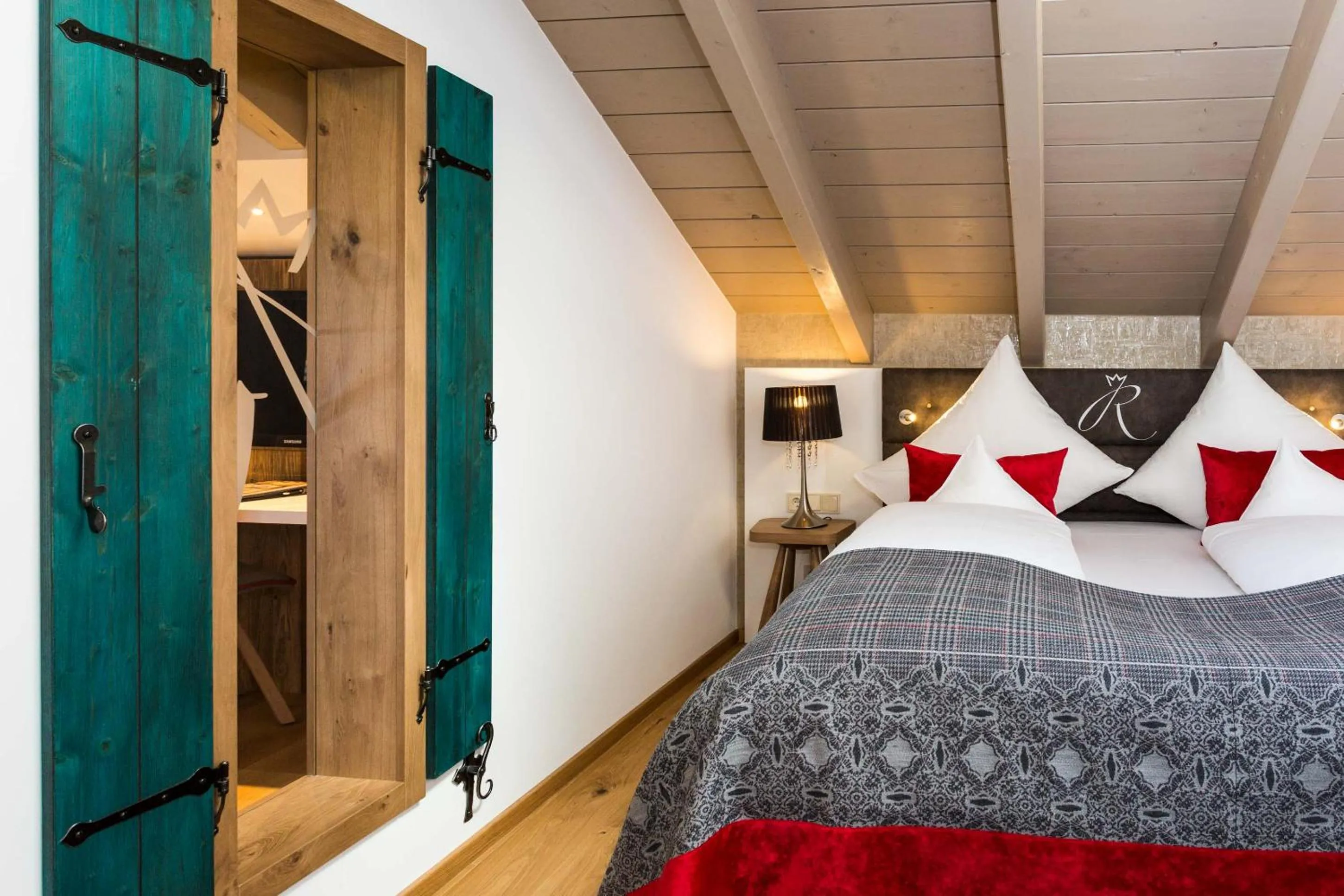 Bed in Hotel Das Rübezahl