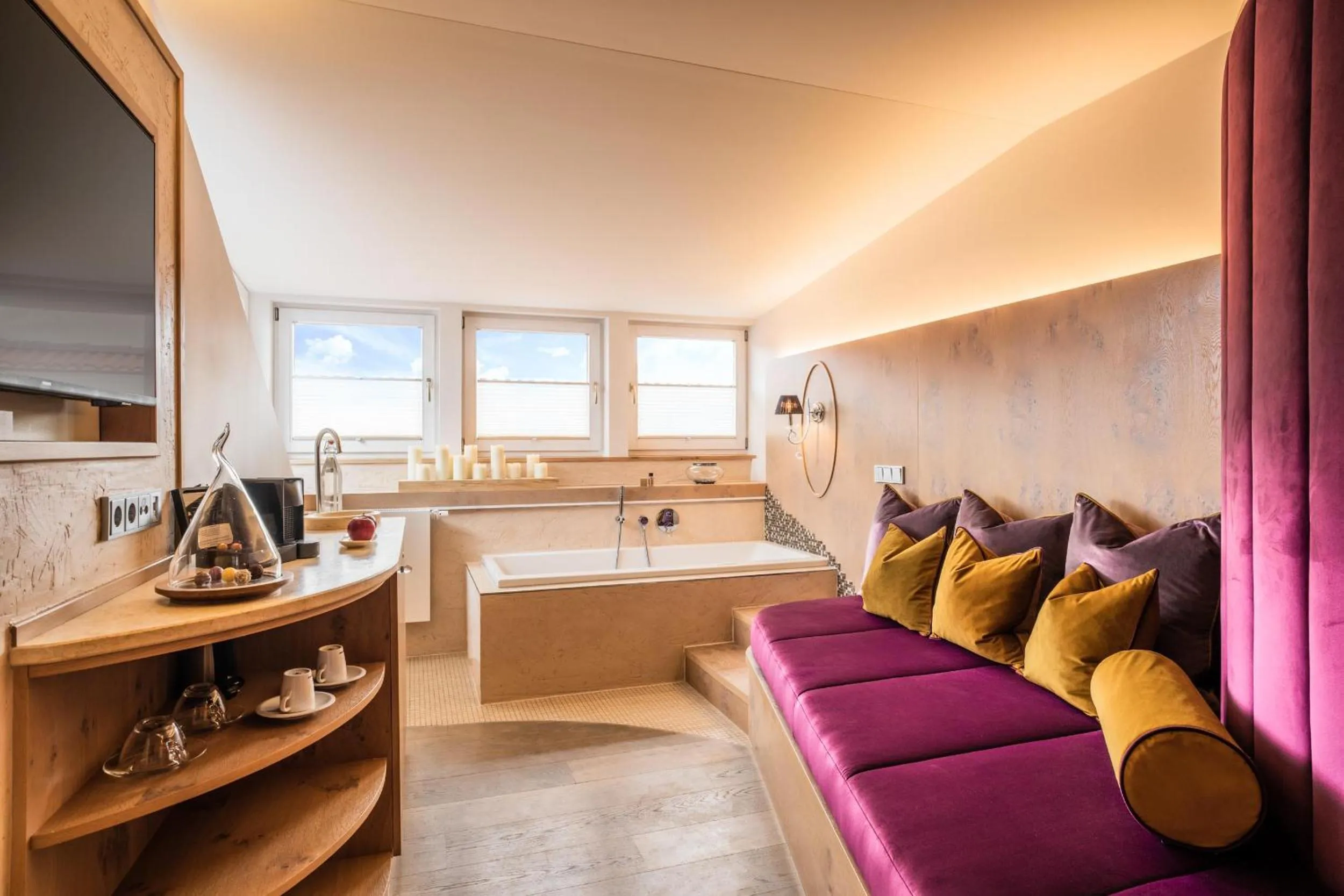 Living room in Hotel Das Rübezahl