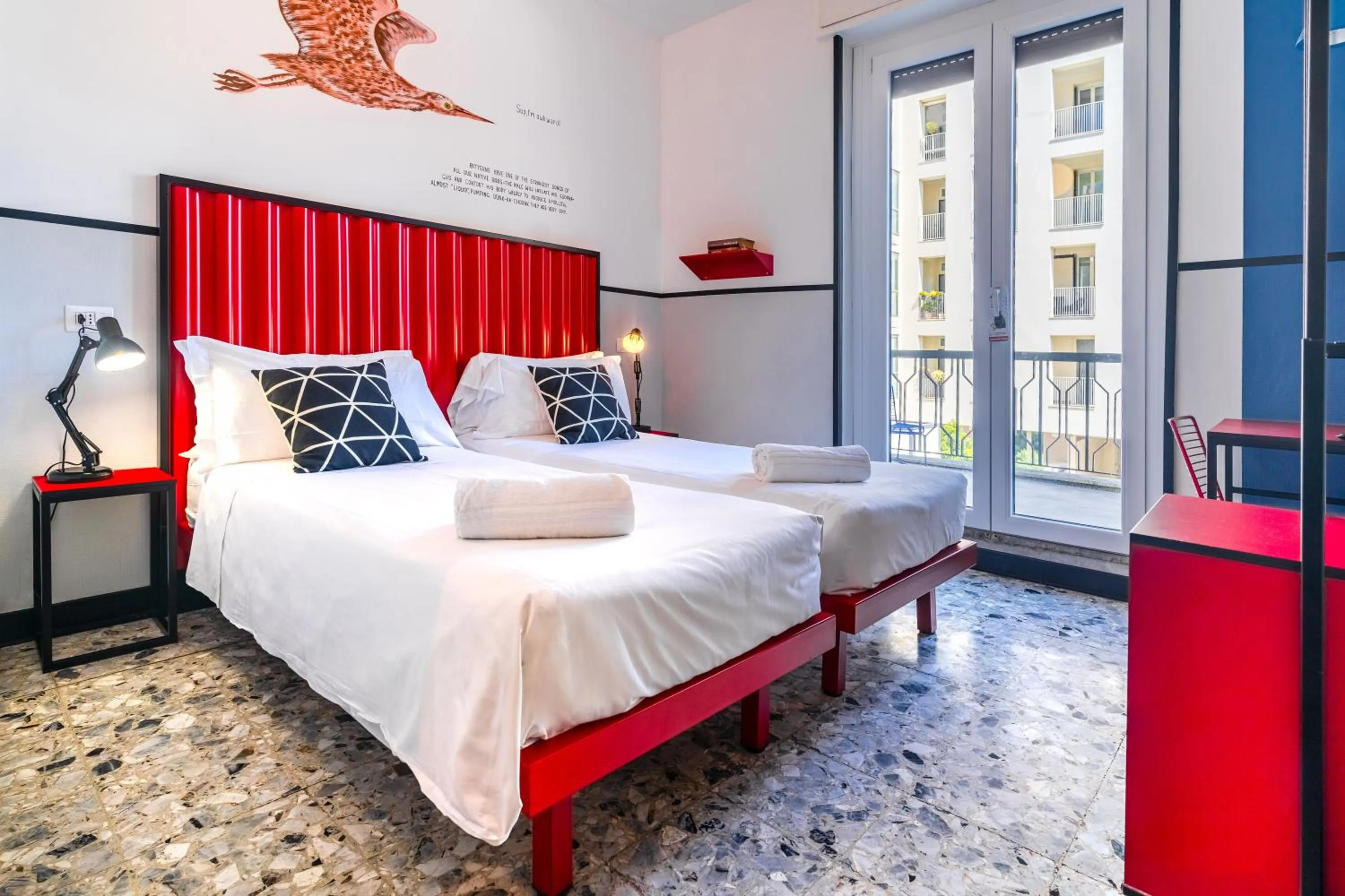 Bed in YellowSquare Milan