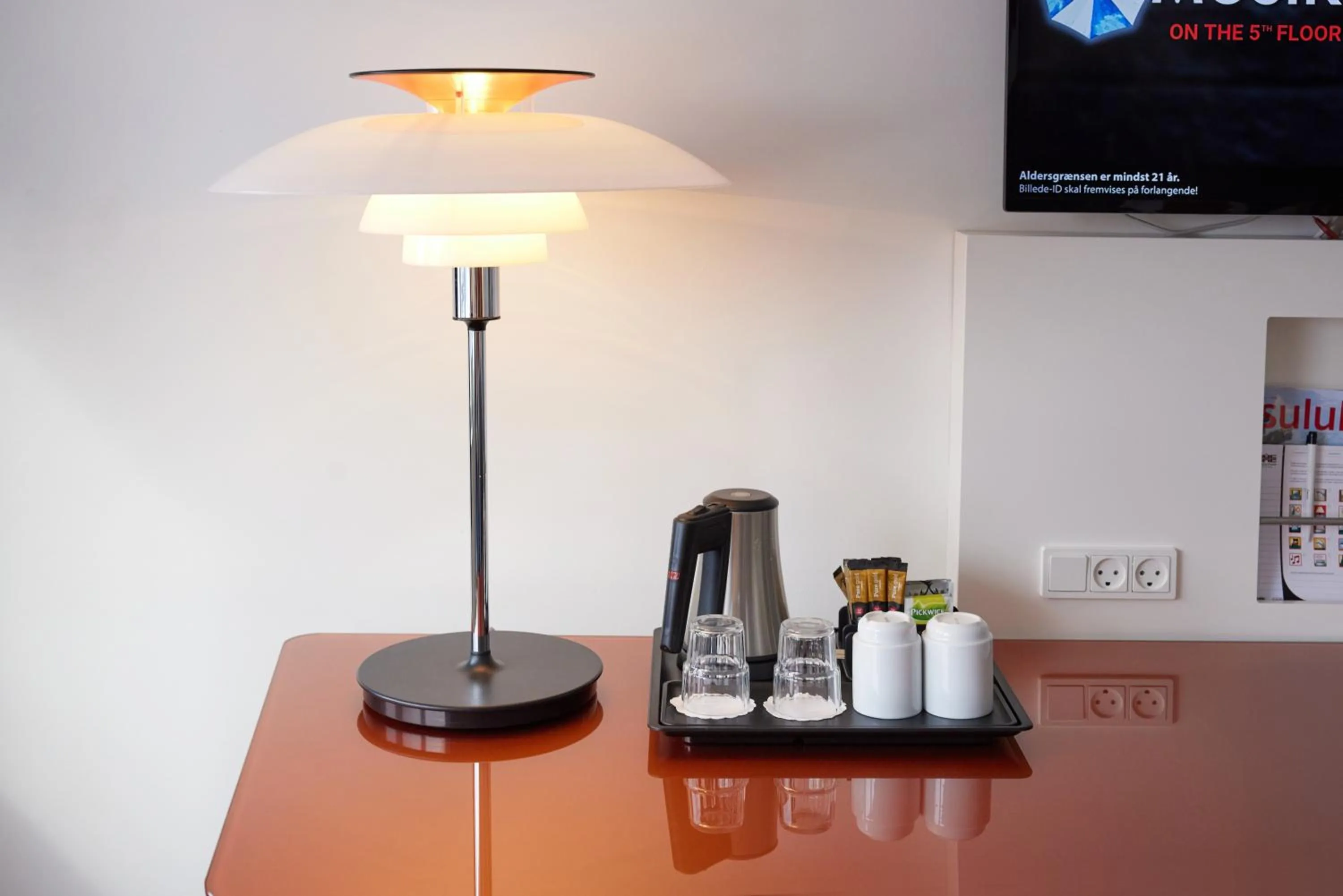 Coffee/tea facilities in Hotel Hans Egede