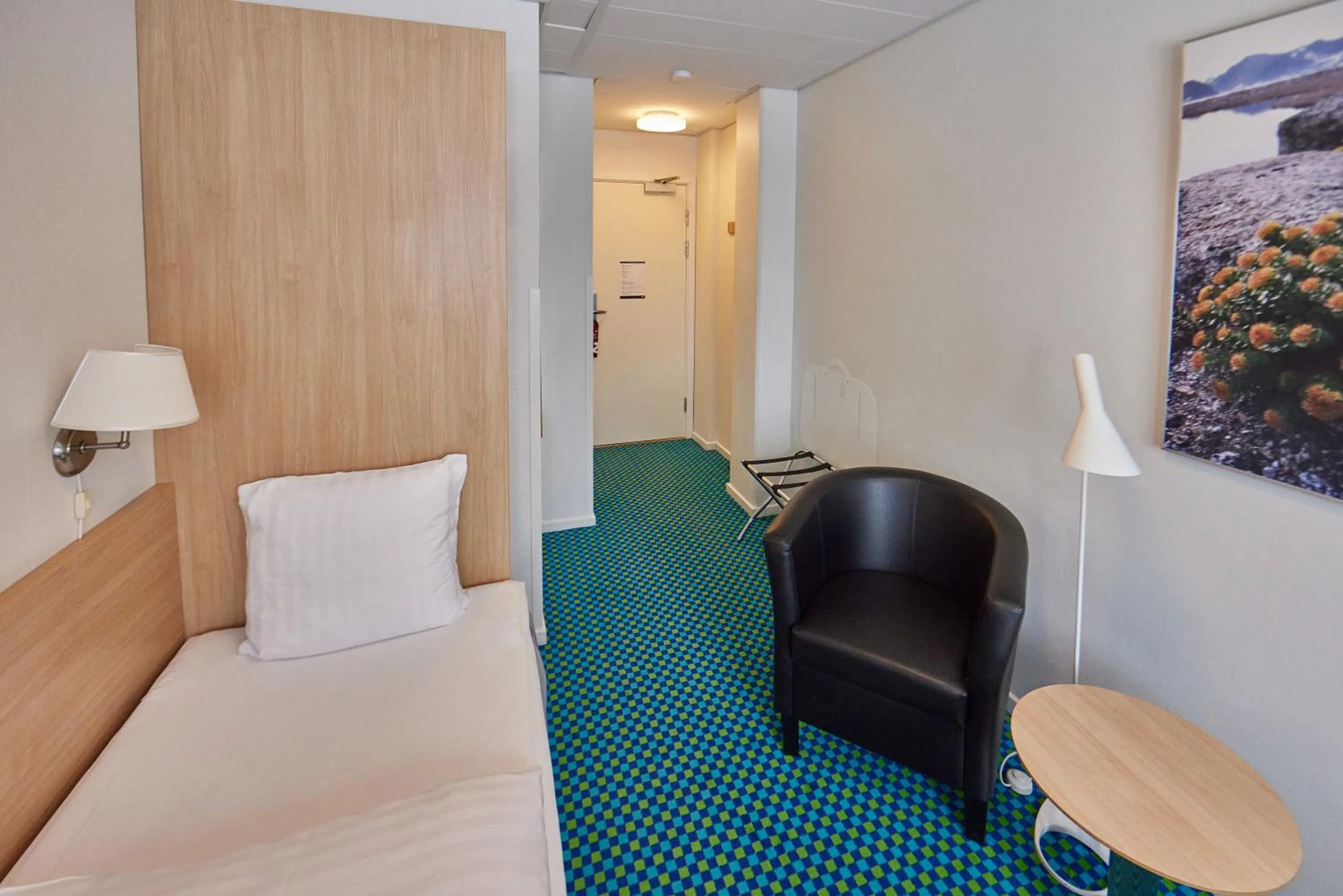 Bedroom, Bed in Hotel Hans Egede