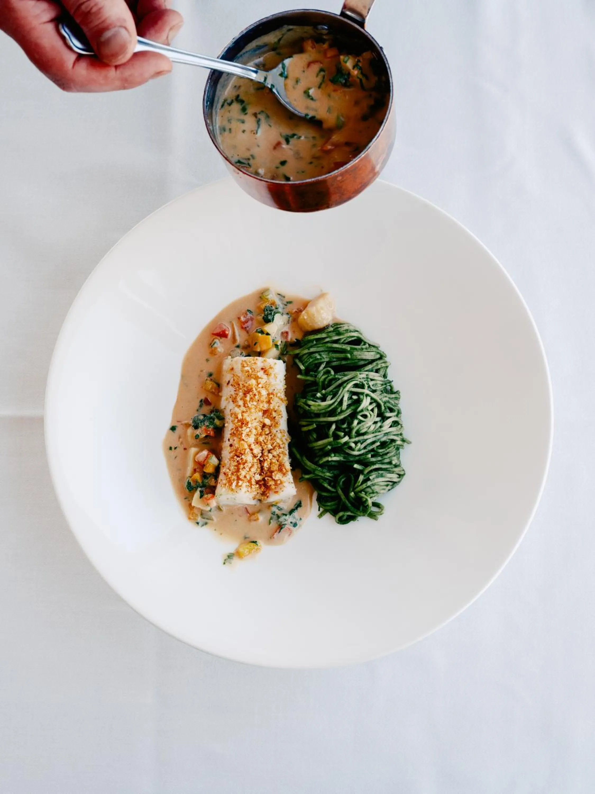 Food close-up in Hotel Hans Egede