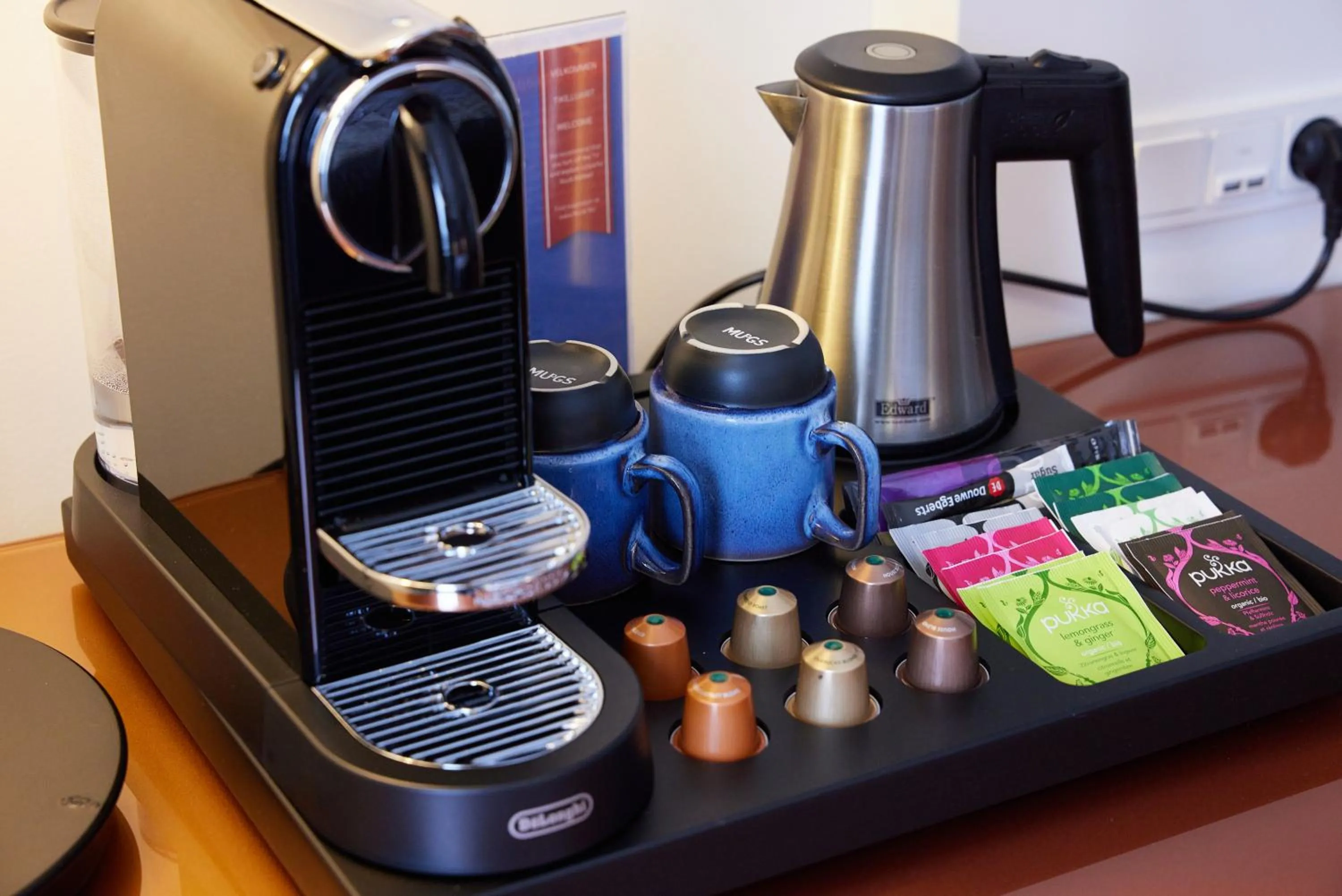 Coffee/tea facilities in Hotel Hans Egede