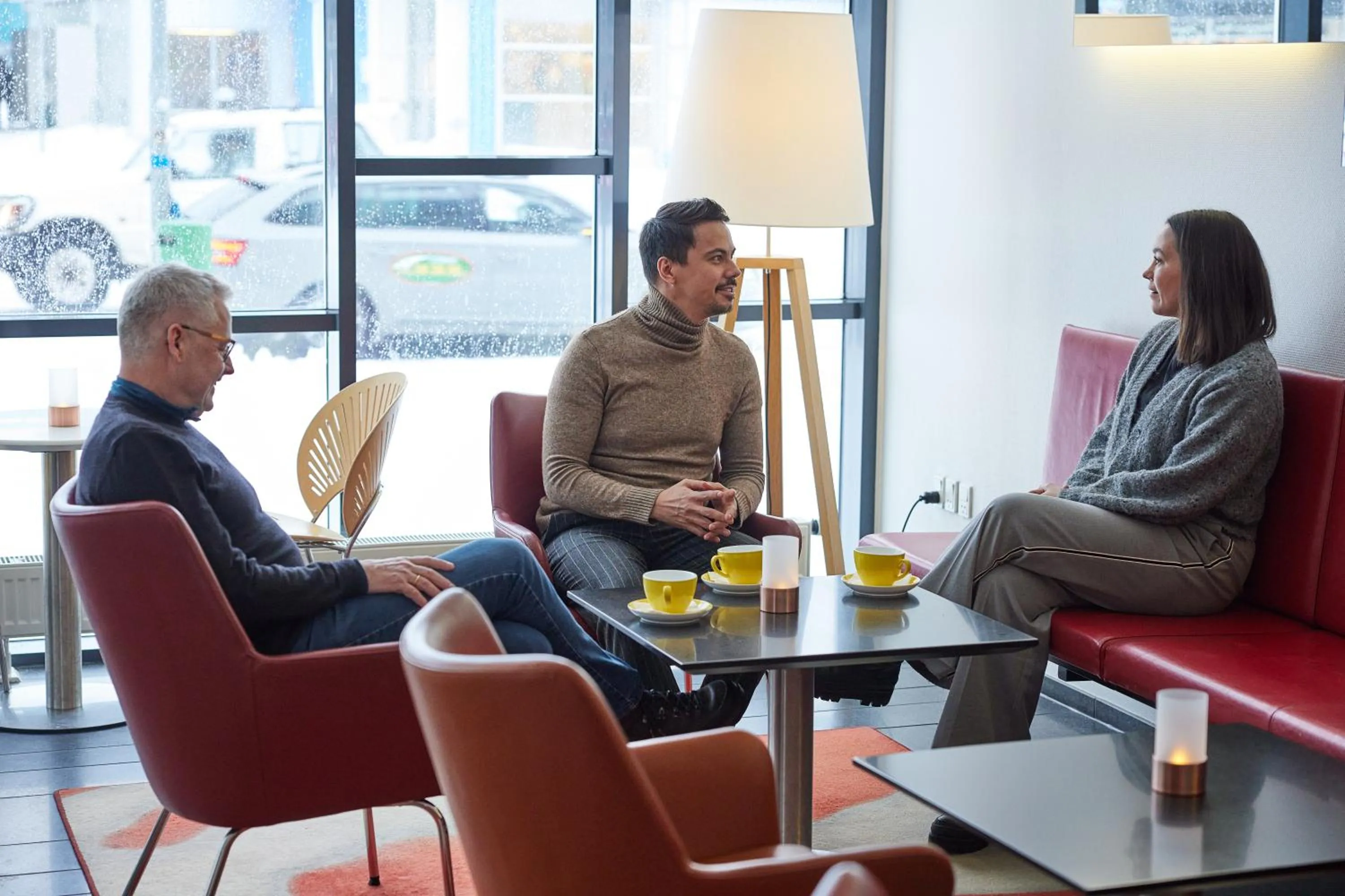 Lobby or reception in Hotel Hans Egede