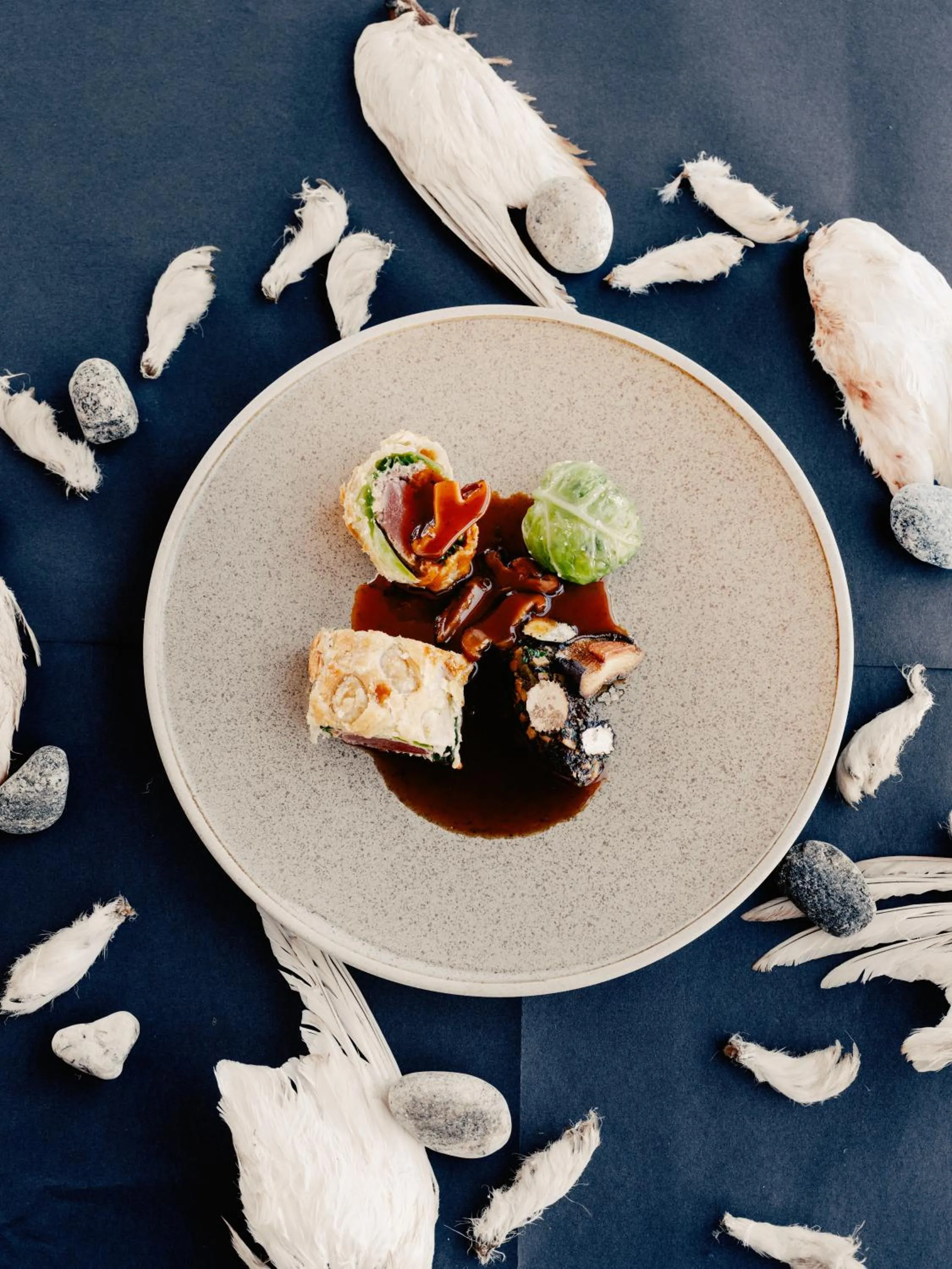 Food close-up in Hotel Hans Egede