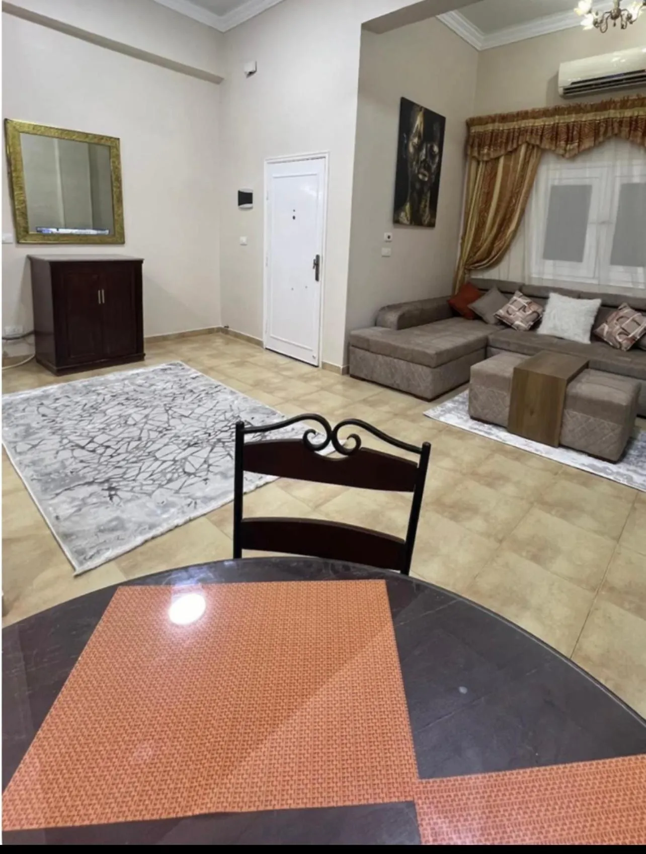 Living room in Karnak Flats