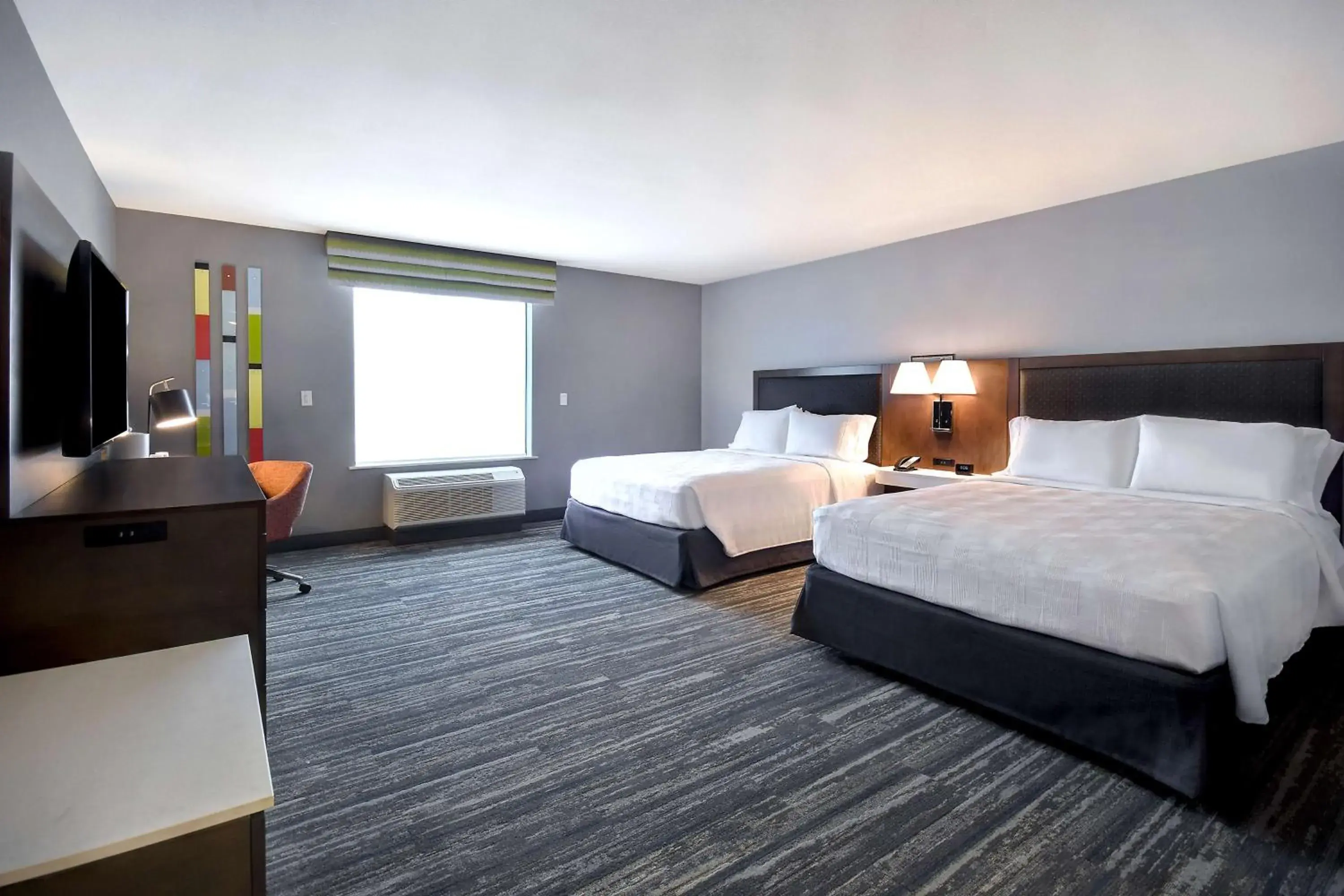 Queen Room with Two Queen Beds - Hearing Access/Non-Smoking in Hampton Inn & Suites Las Vegas Convention Center - No Resort Fee Queen Room with Two Queen Beds - Hearing Access/Non-Smoking in Hampton Inn & Suites Las Vegas Convention Center - No Resort Fee