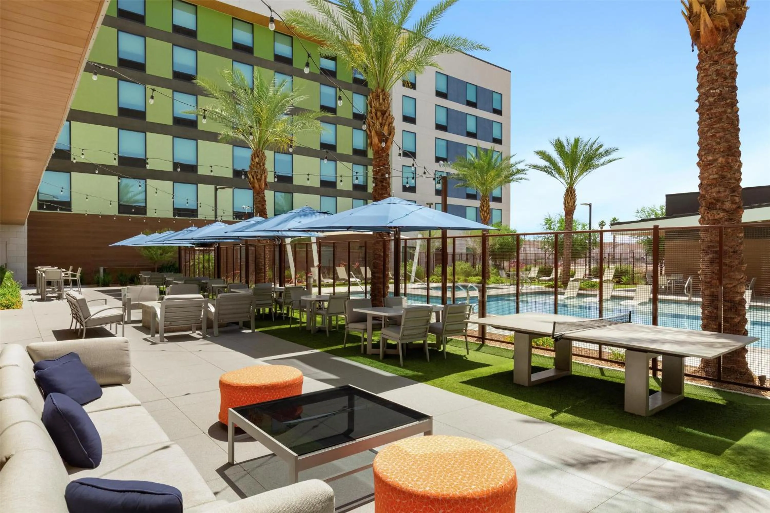 Patio in Home2 Suites by Hilton Las Vegas Convention Center - No Resort Fee