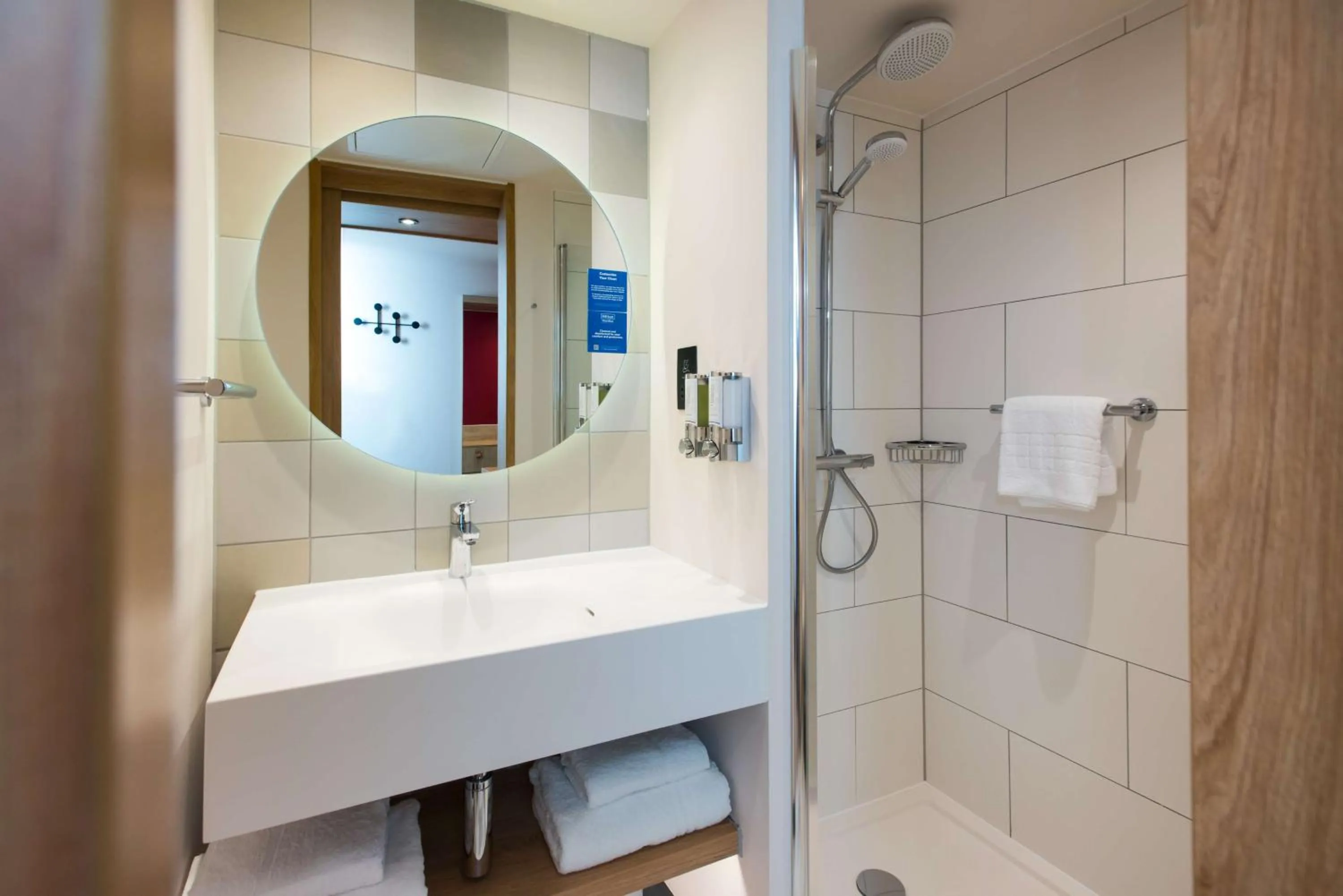 Shower in Hampton by Hilton London Park Royal
