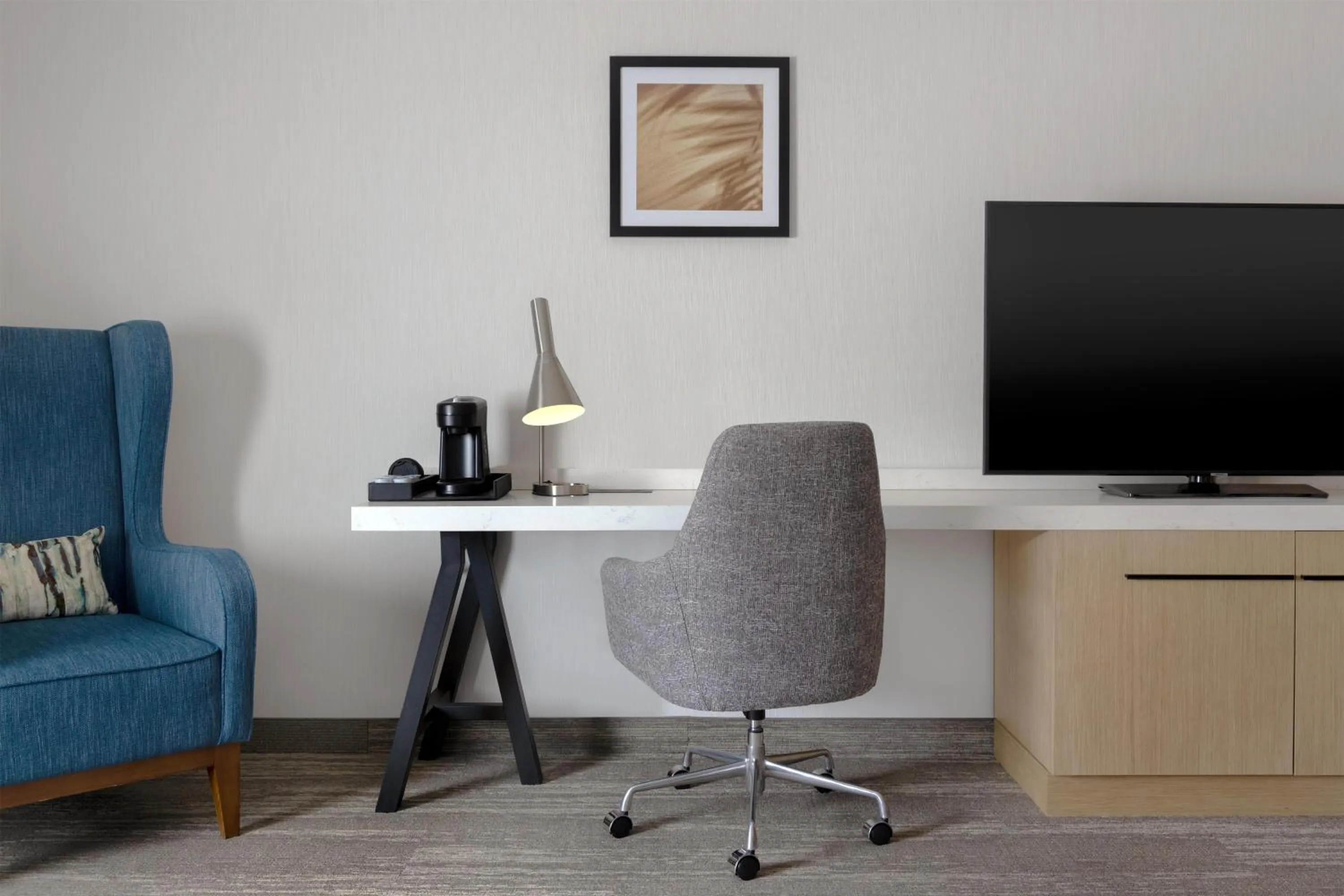 Bedroom in Hilton Garden Inn Sudbury, Ontario, Canada