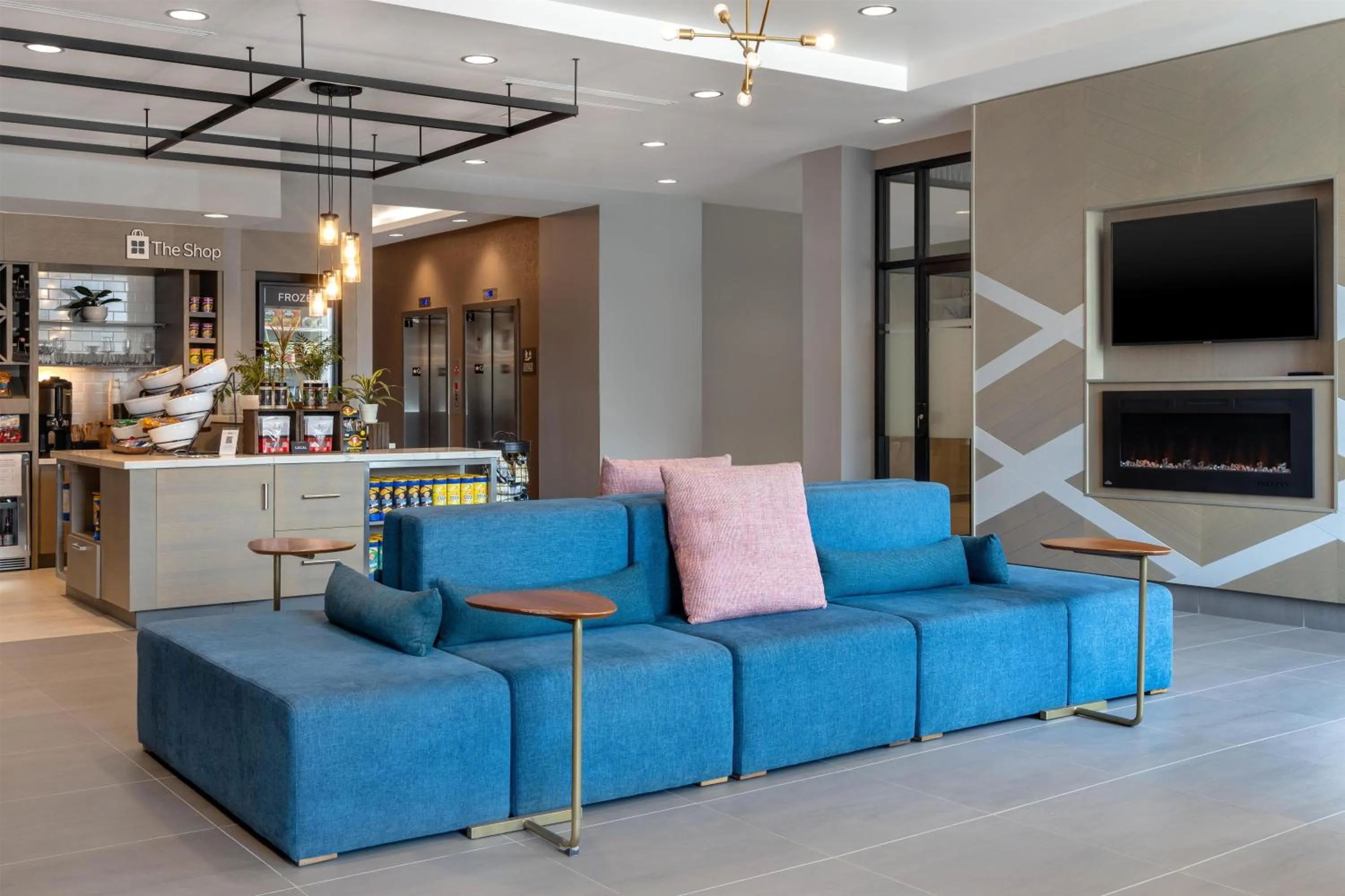 Lobby or reception in Hilton Garden Inn Sudbury, Ontario, Canada