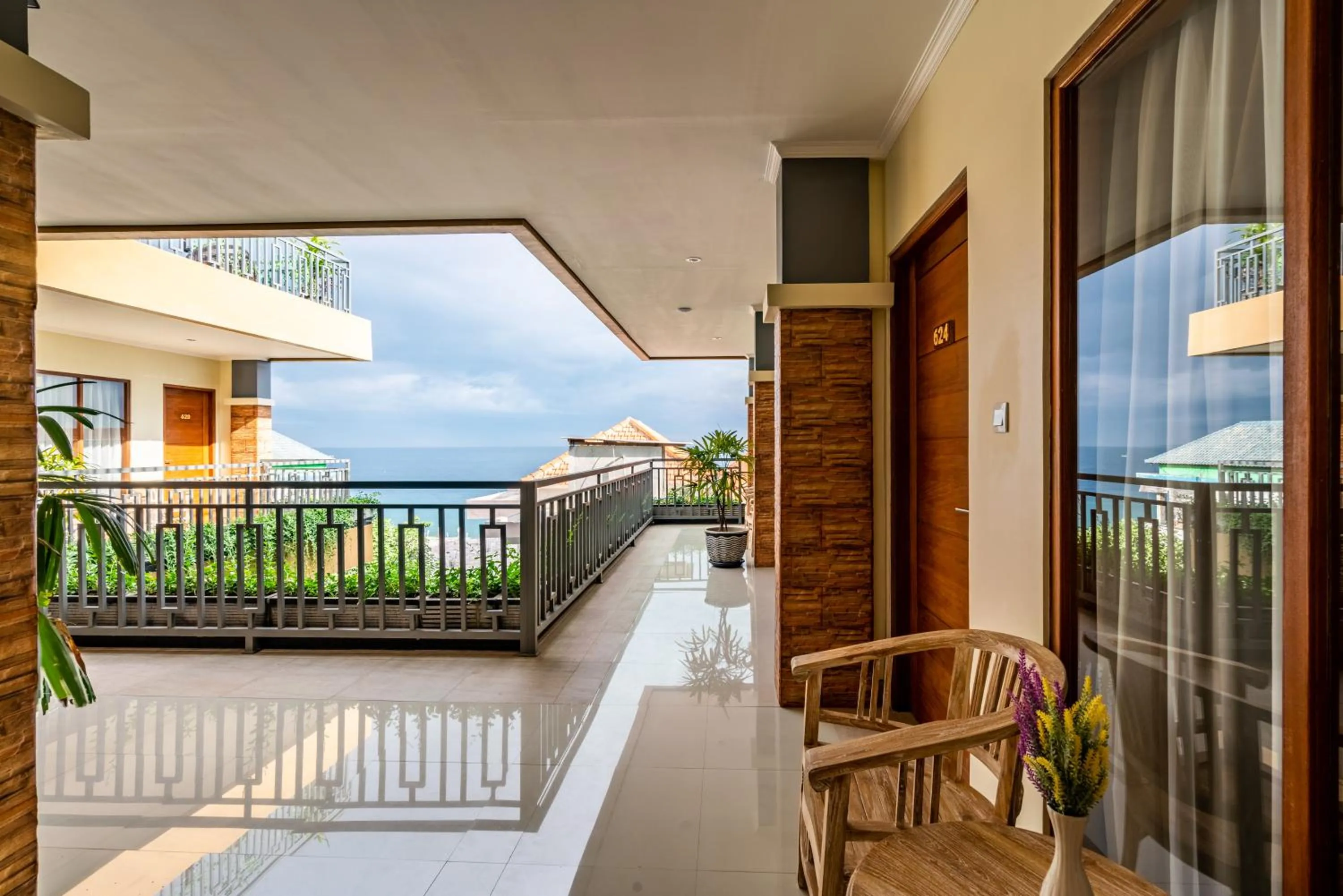 Seating area in Mejore Beach Hotel