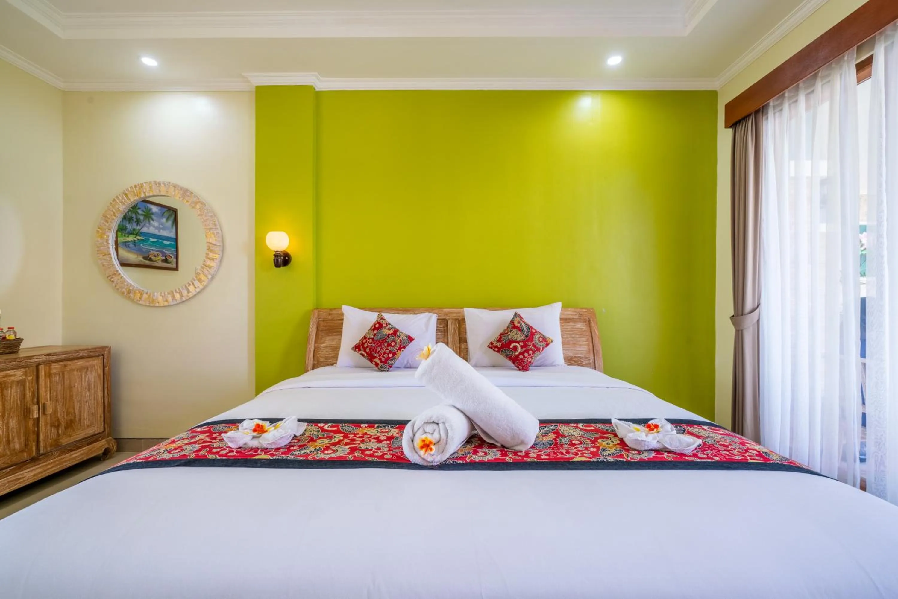 Bed in Mejore Beach Hotel