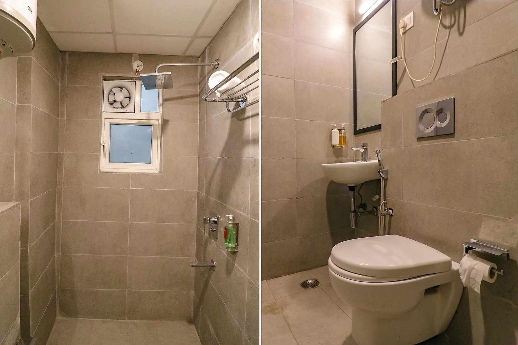 Bathroom in FabHotel Hargobind Enclave