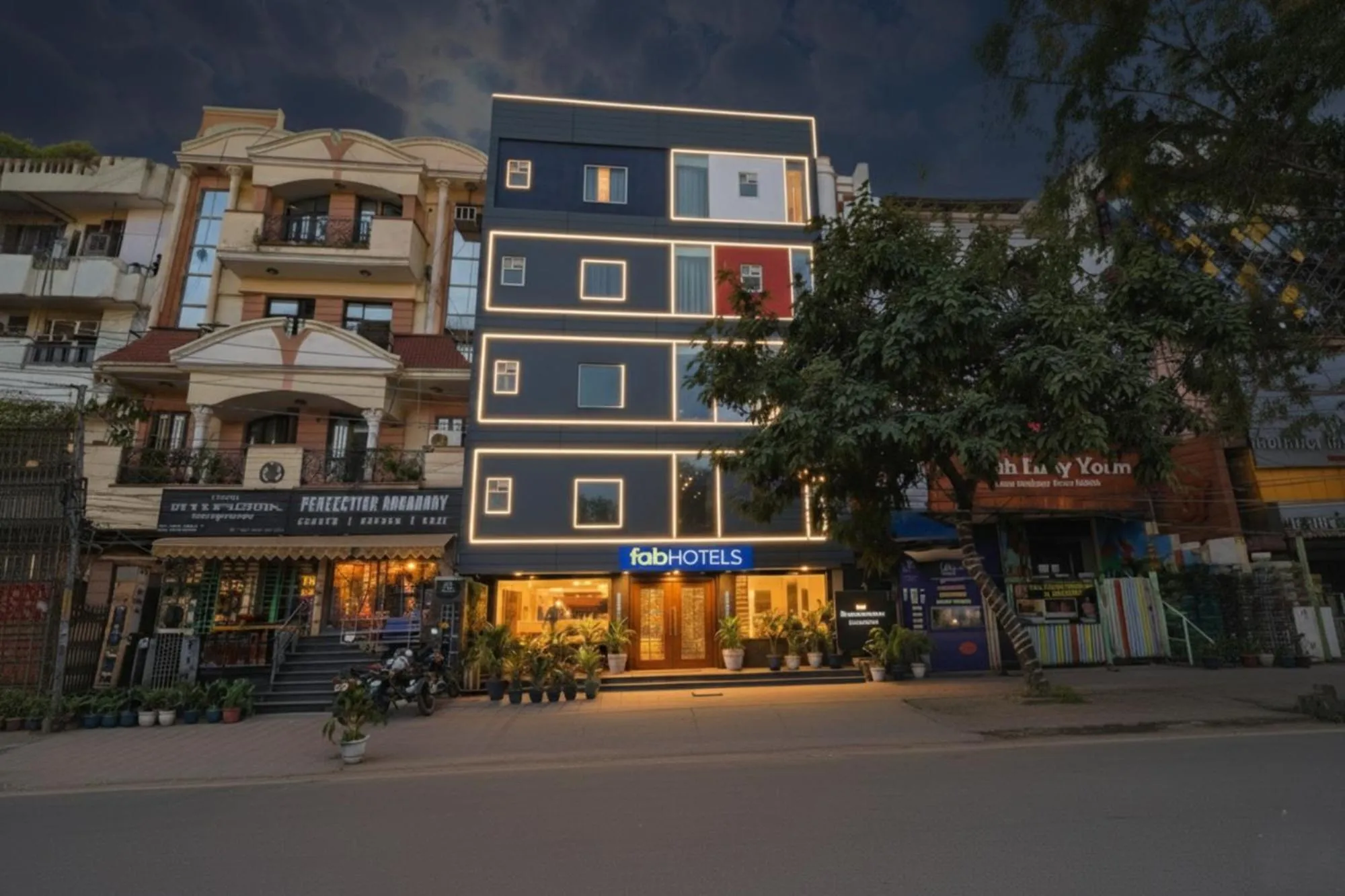 Property building in FabHotel Hargobind Enclave
