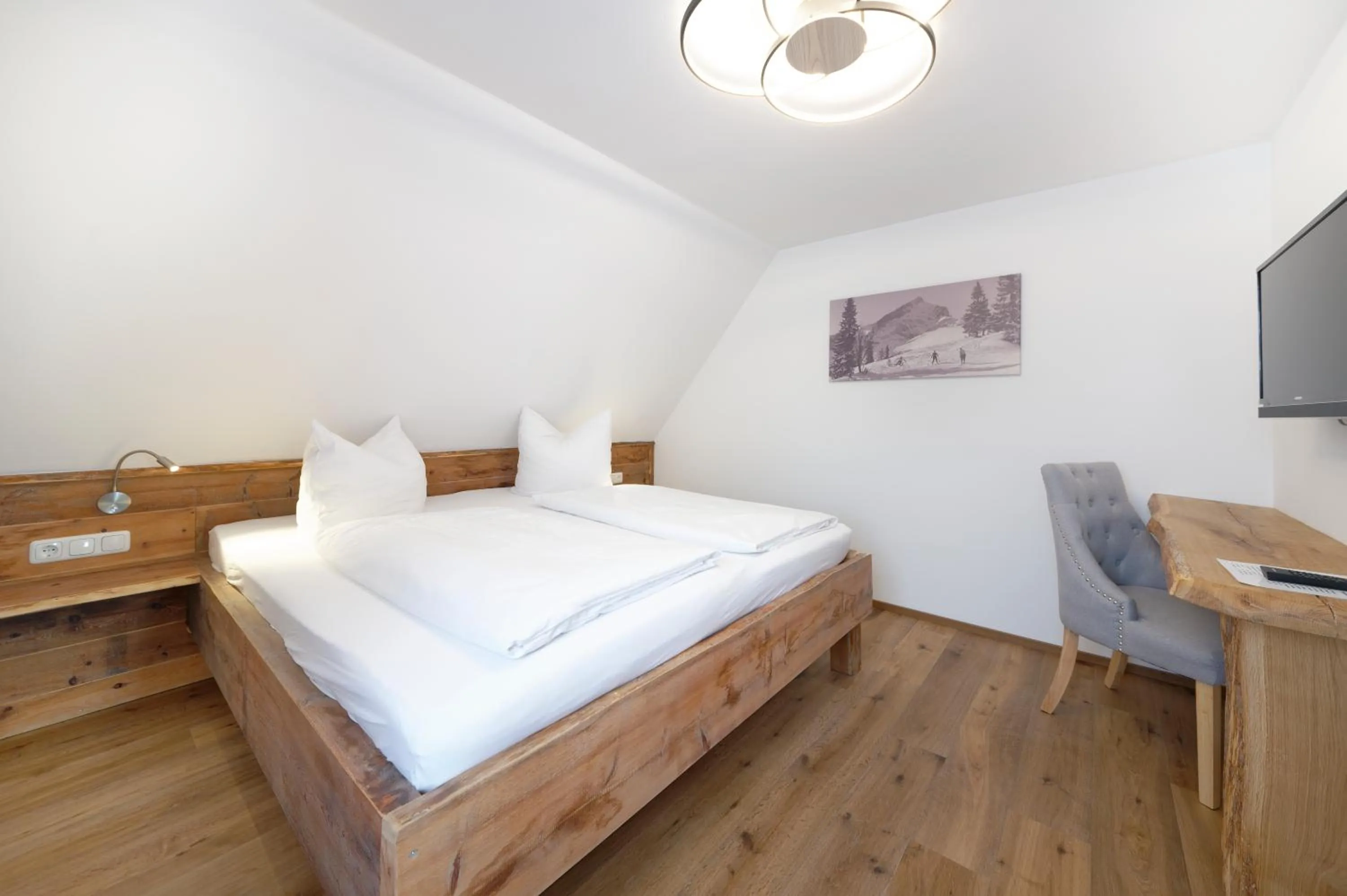 Bedroom, Bed in Hotel garni Alpengruss