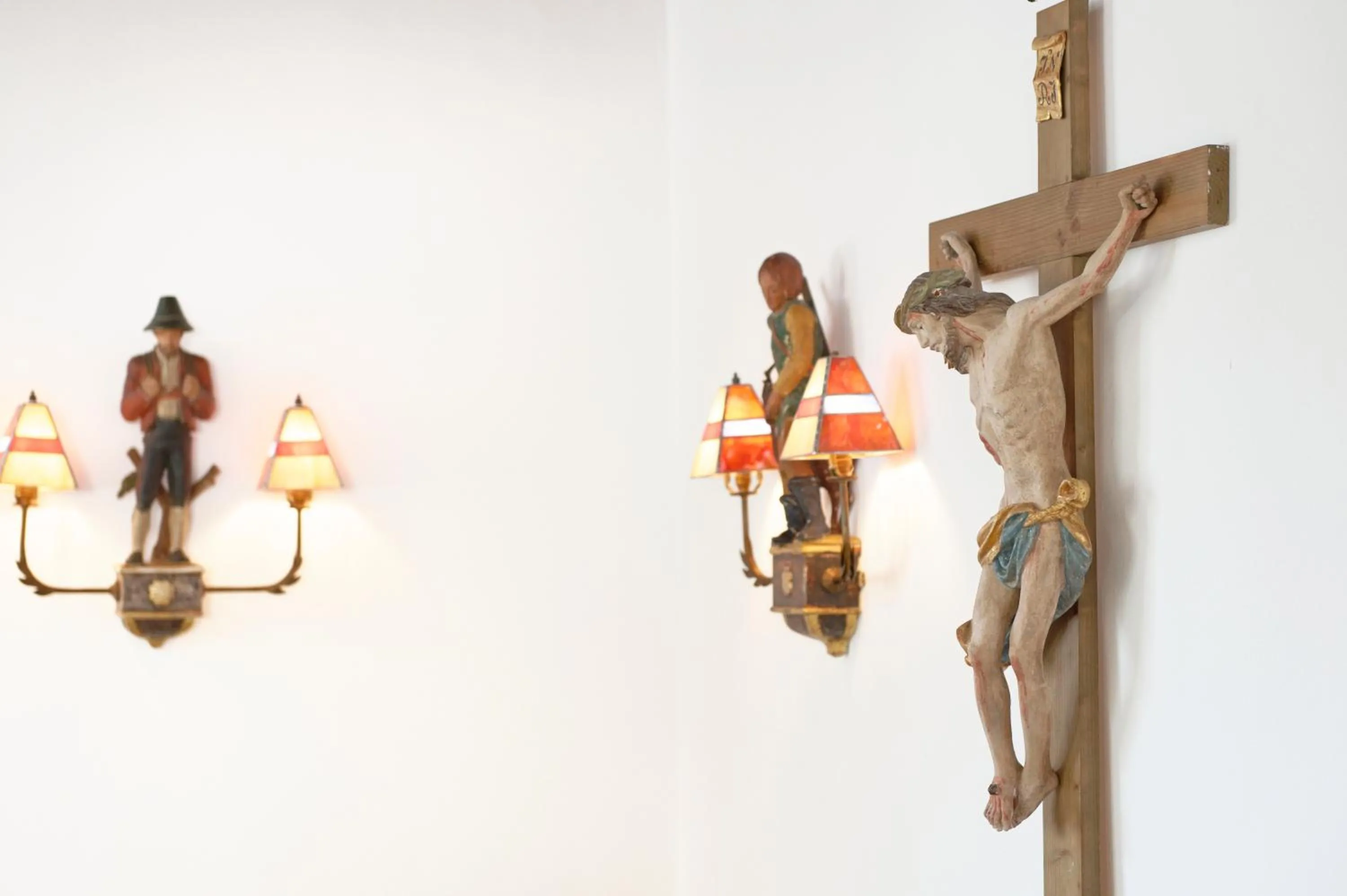 Lobby or reception in Hotel garni Alpengruss