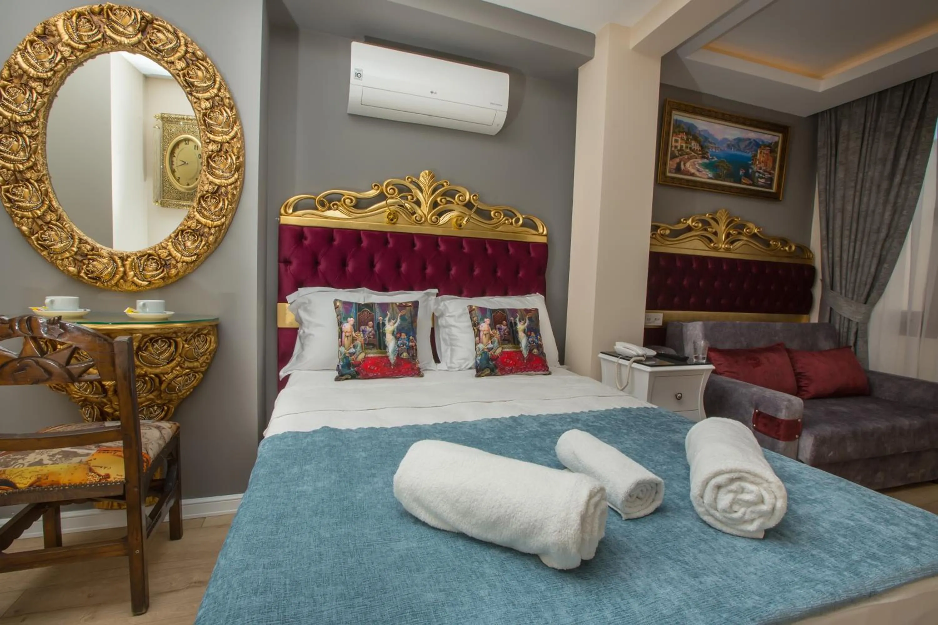 Bed in Atlantis Royal Hotel