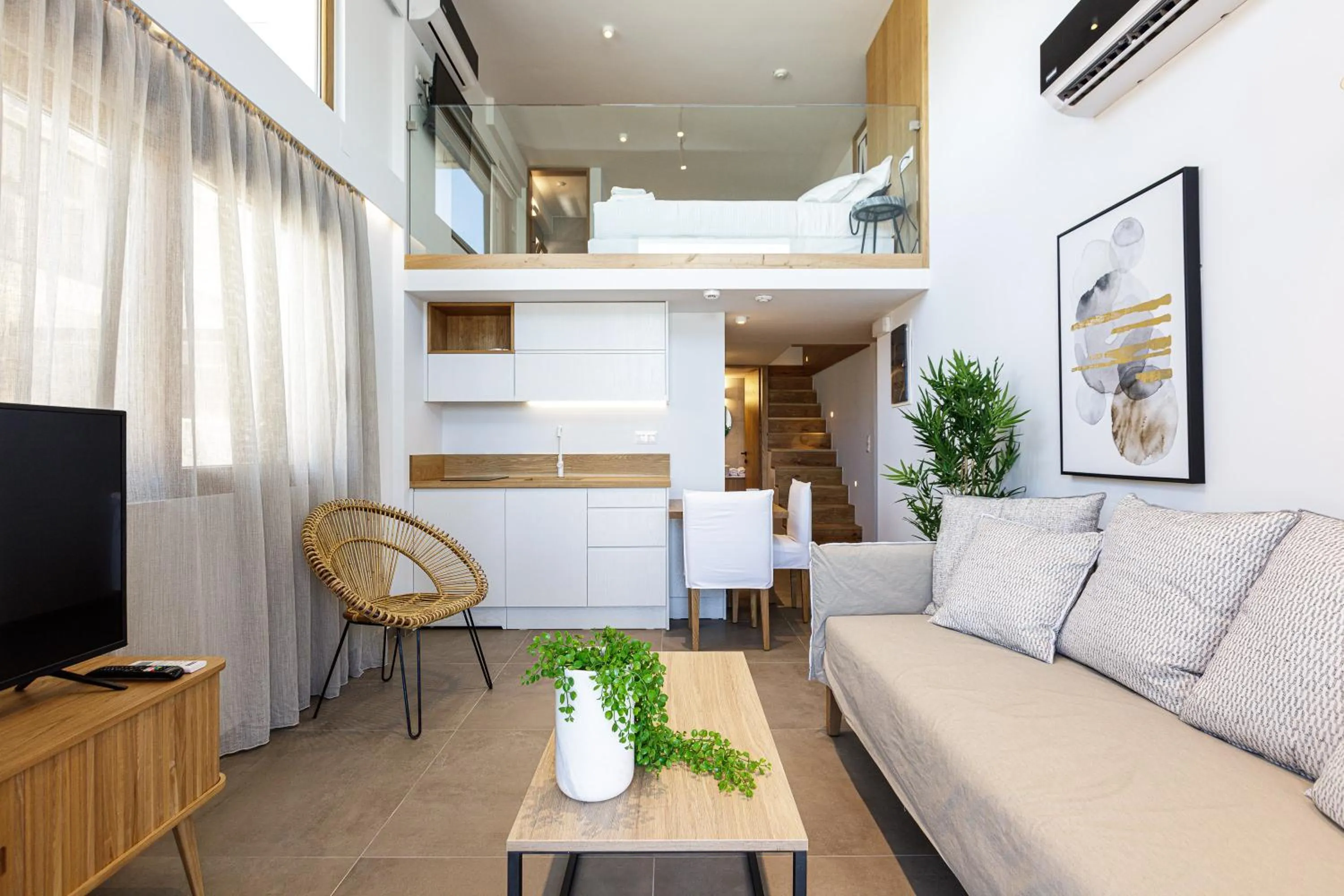 Seating area in North Coast Seaside Suites