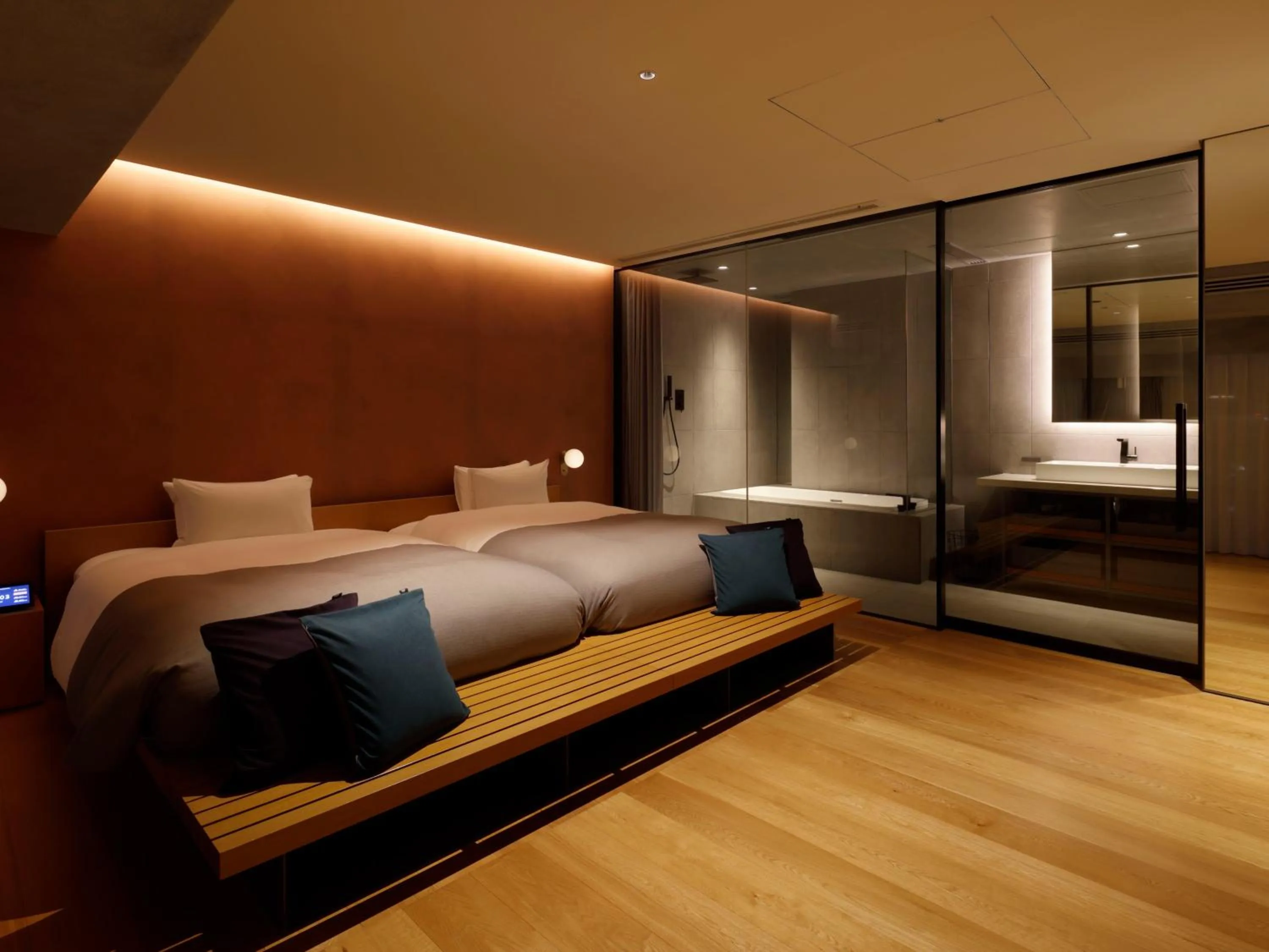 Photo of the whole room, Bed in sequence MIYASHITA PARK - Shibuya