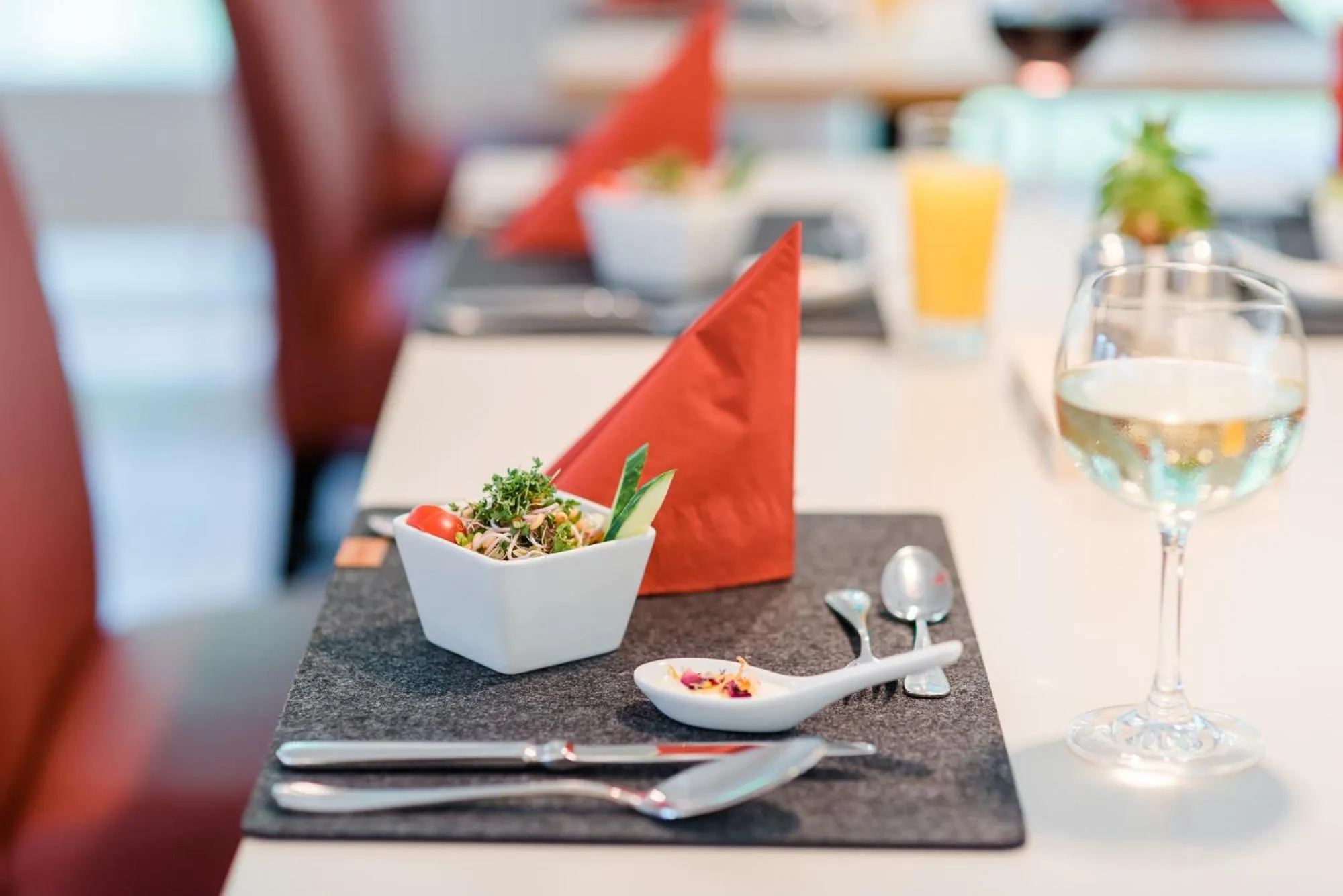 Dinner in Familienhotel Villa Sano