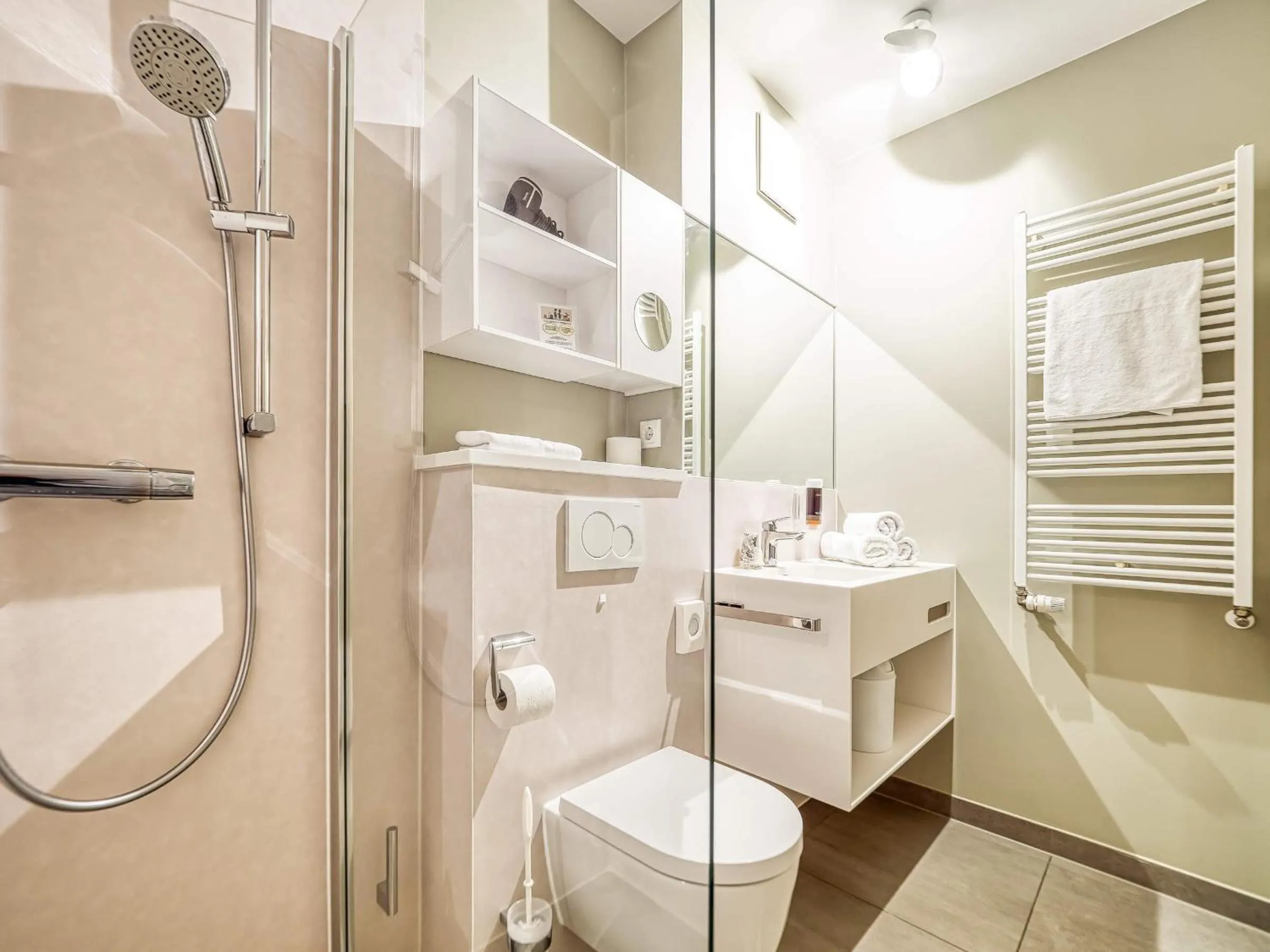 Bathroom in Familienhotel Villa Sano