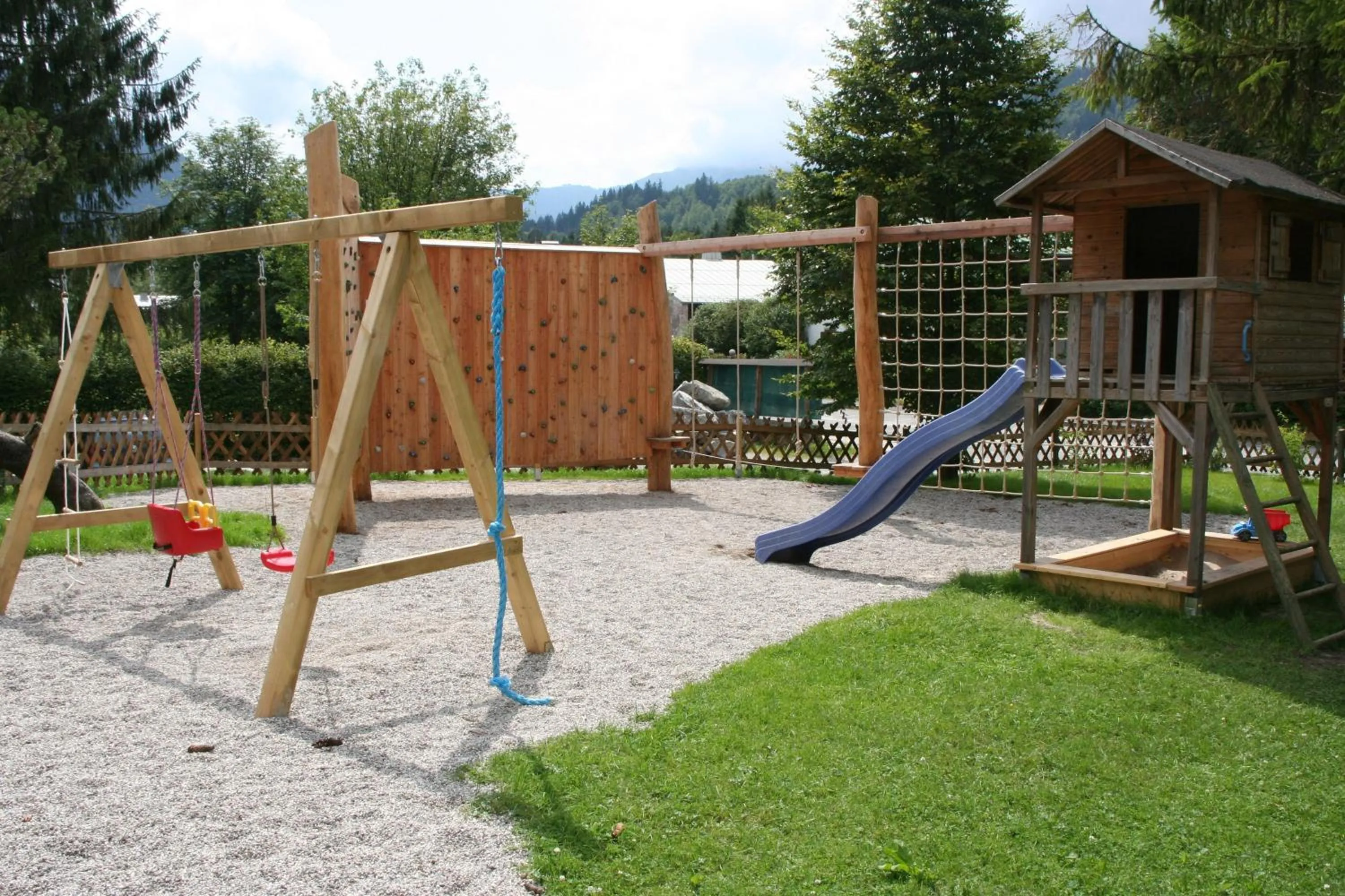 Children play ground in Outdoorhotel Jäger Von Fall