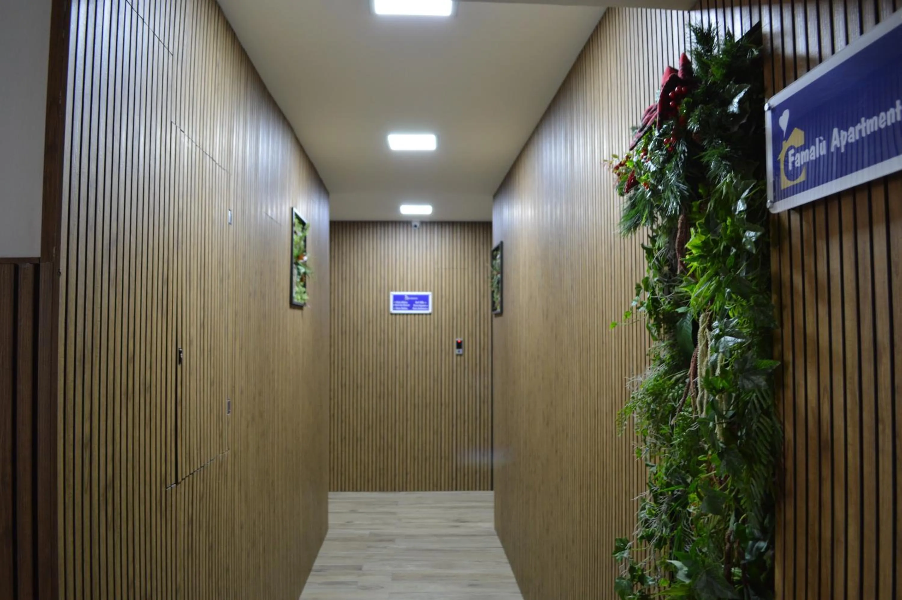 Inner courtyard view in Famalu apartments