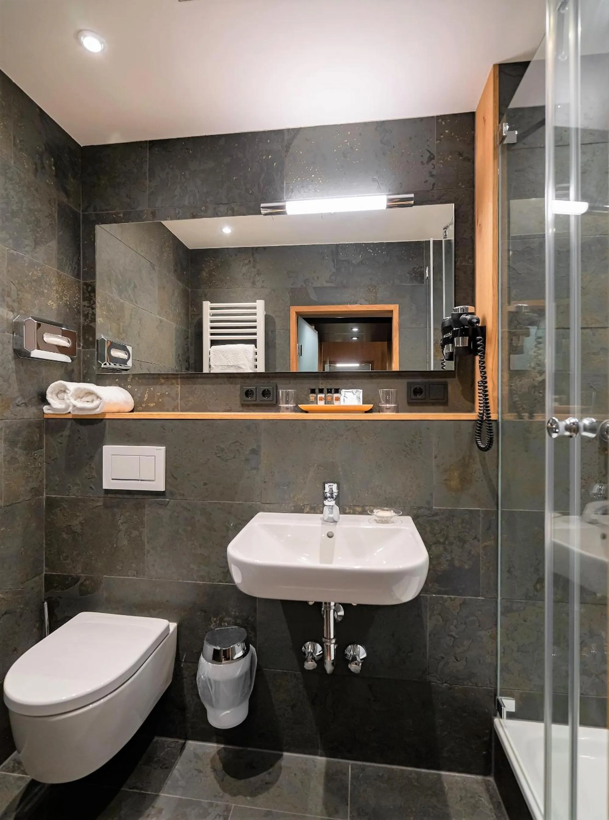 Shower in Parkhotel Traunstein