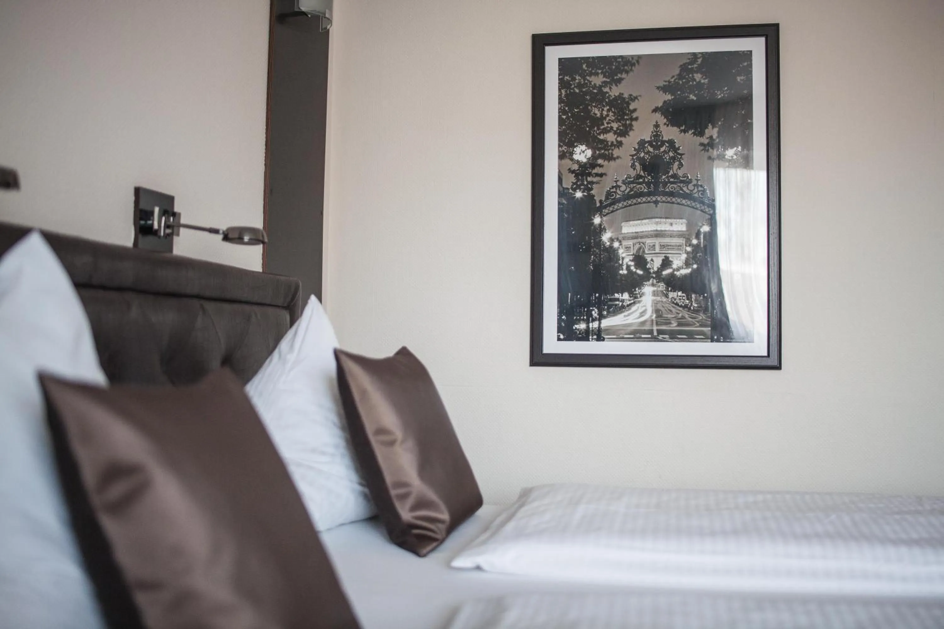 Decorative detail, Bed in Mauritius Komfort Hotel in der Altstadt