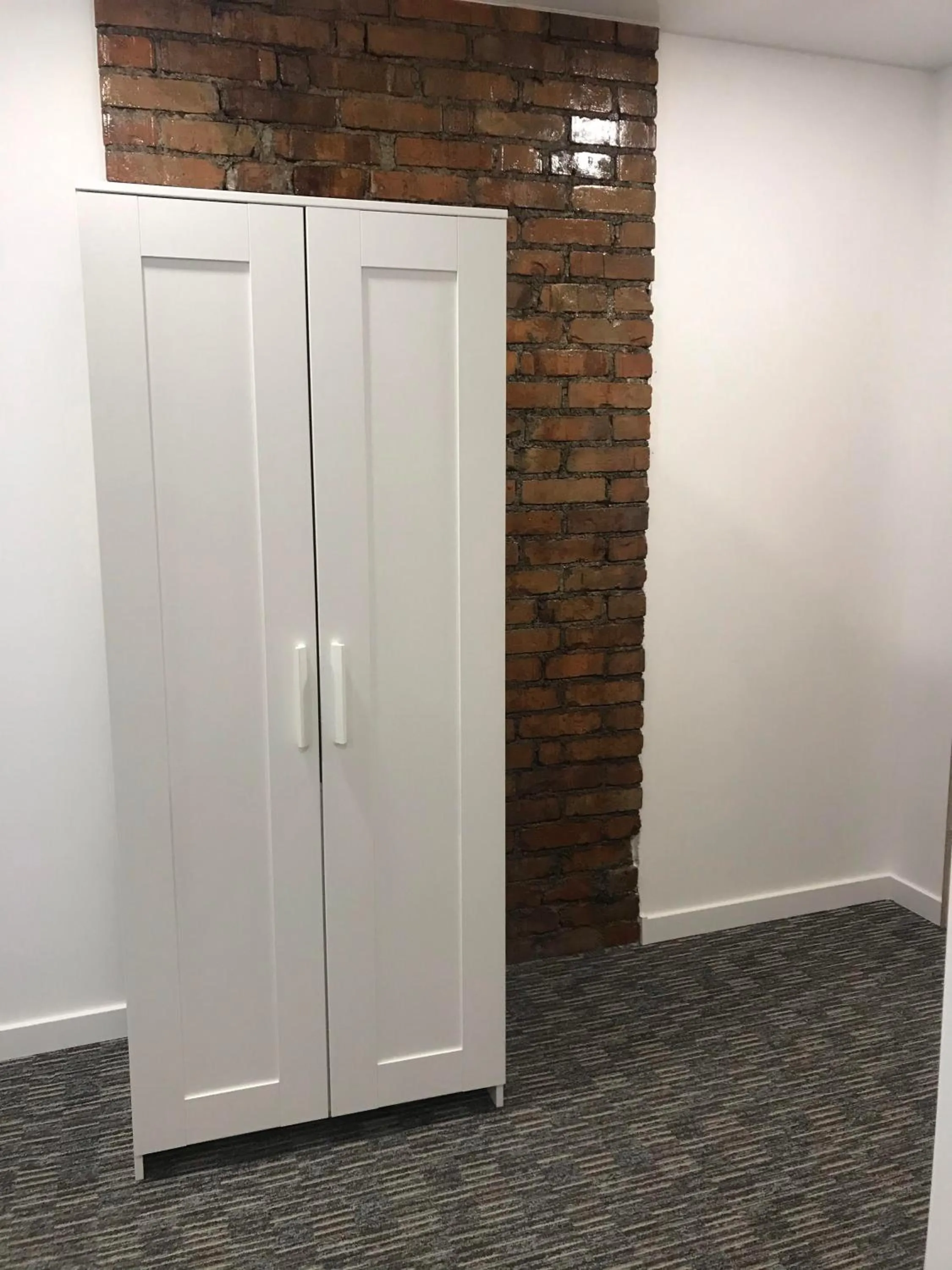 wardrobe in Grey apartments "Easy Kaunas"