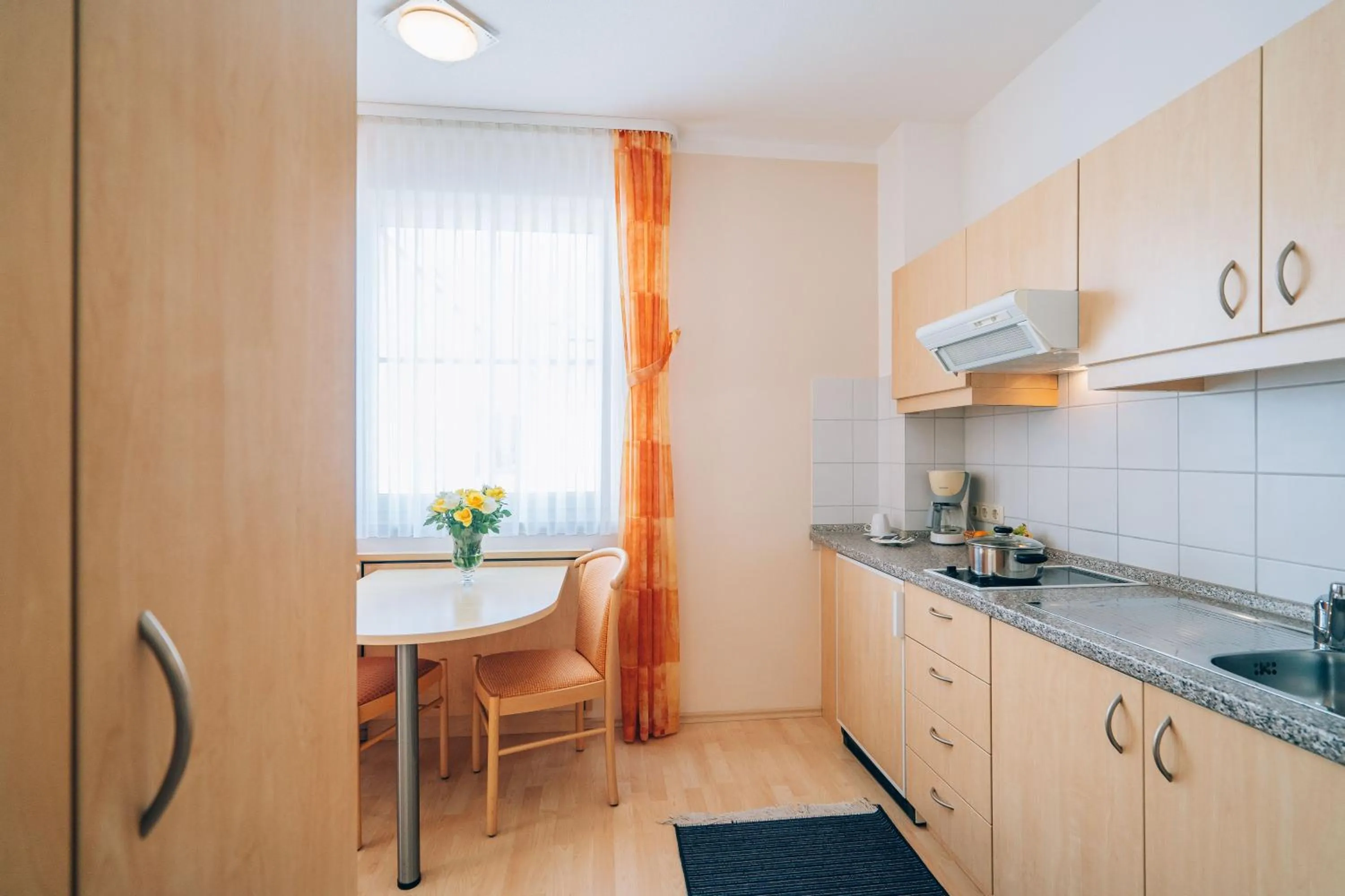 Kitchen or kitchenette in Hotel Abenstal
