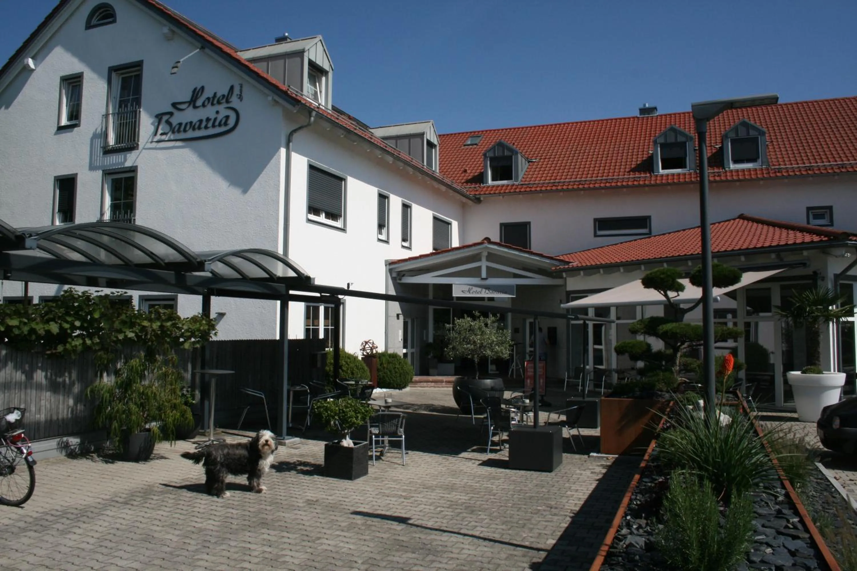 Patio in Hotel Bavaria