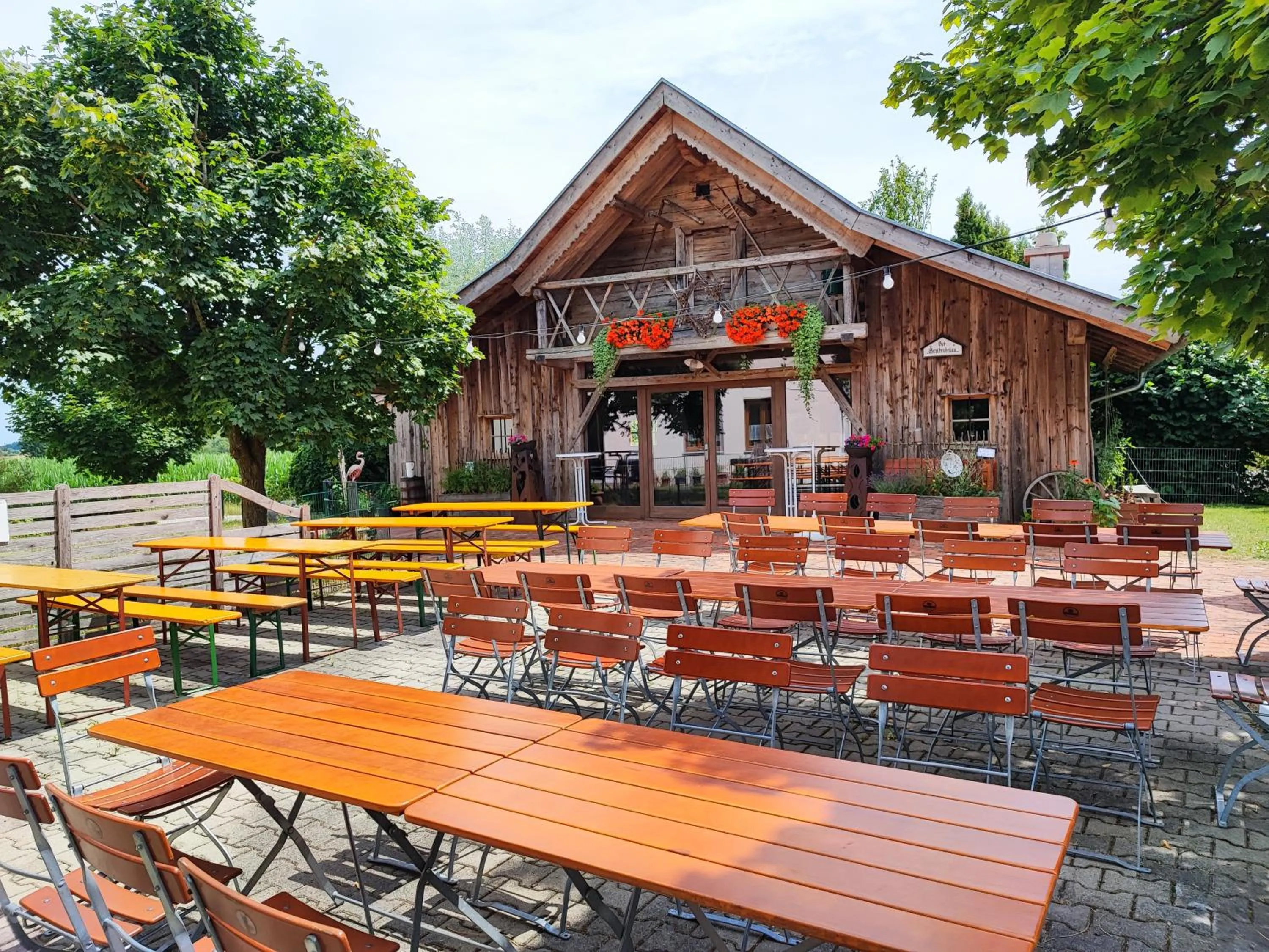 Garden in Wirtshaus Zur Bina