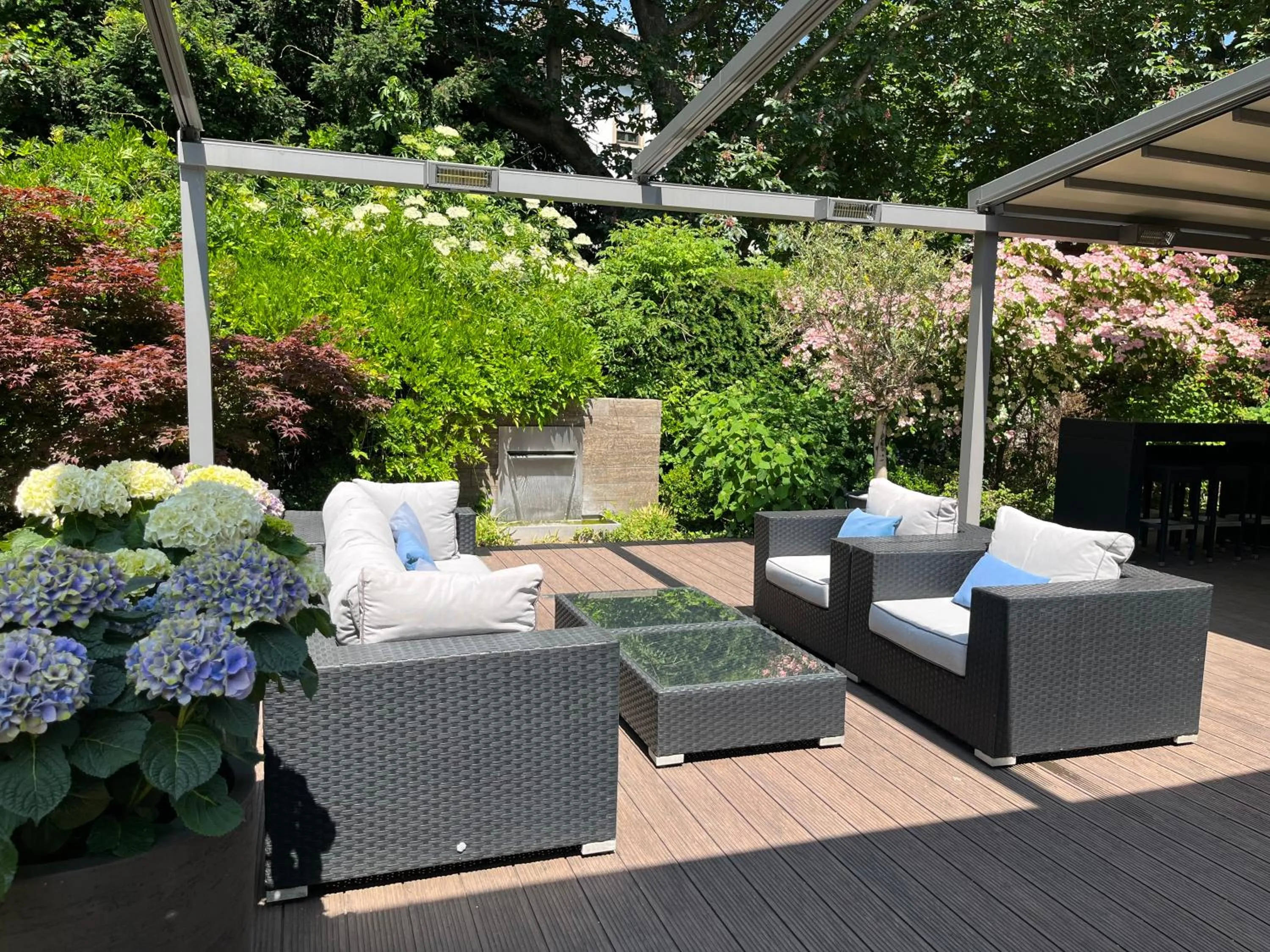 Balcony/Terrace in Villa Westend Hotel an der Messe