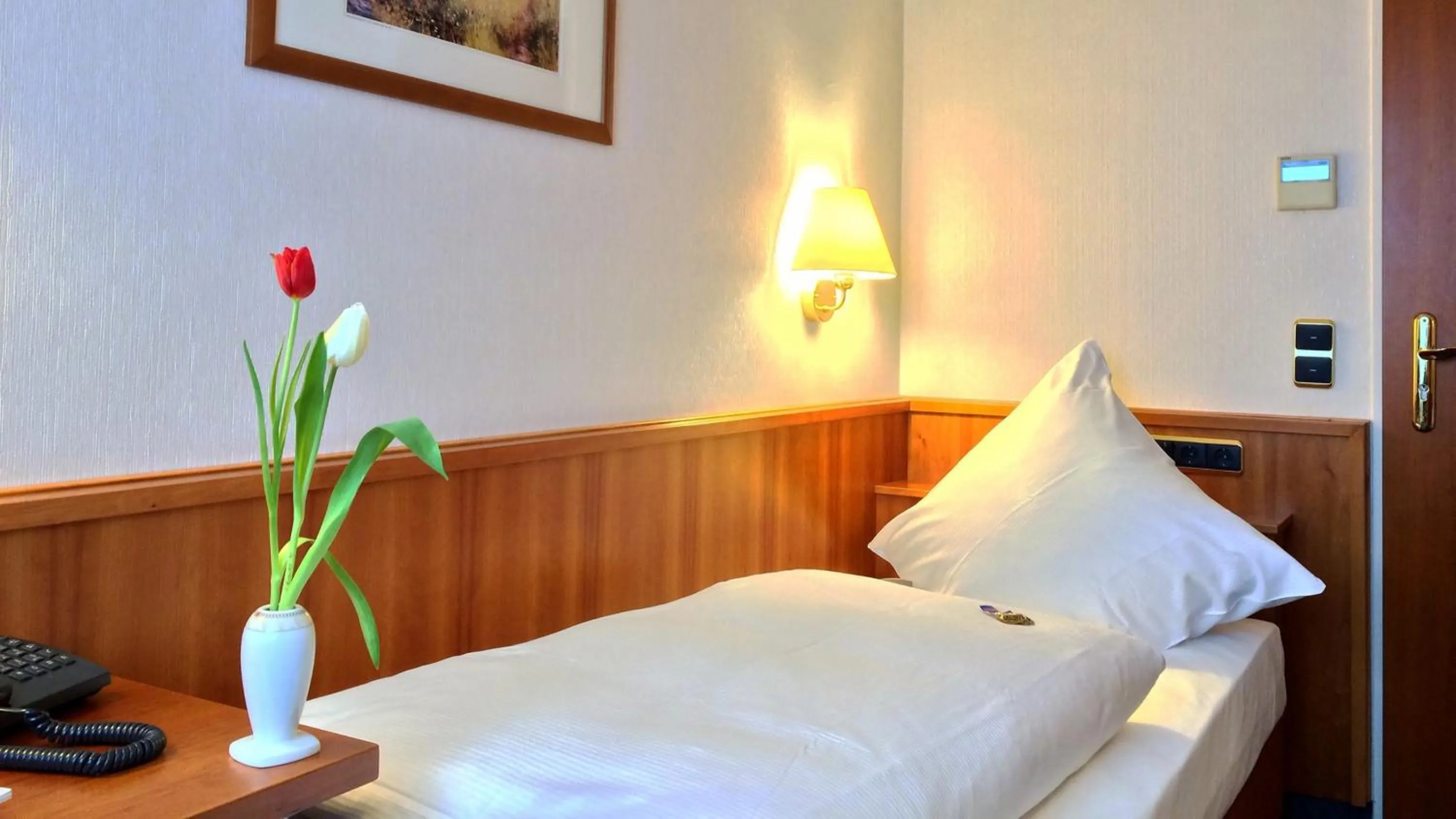 Bed in Hotel Ilbertz Garni