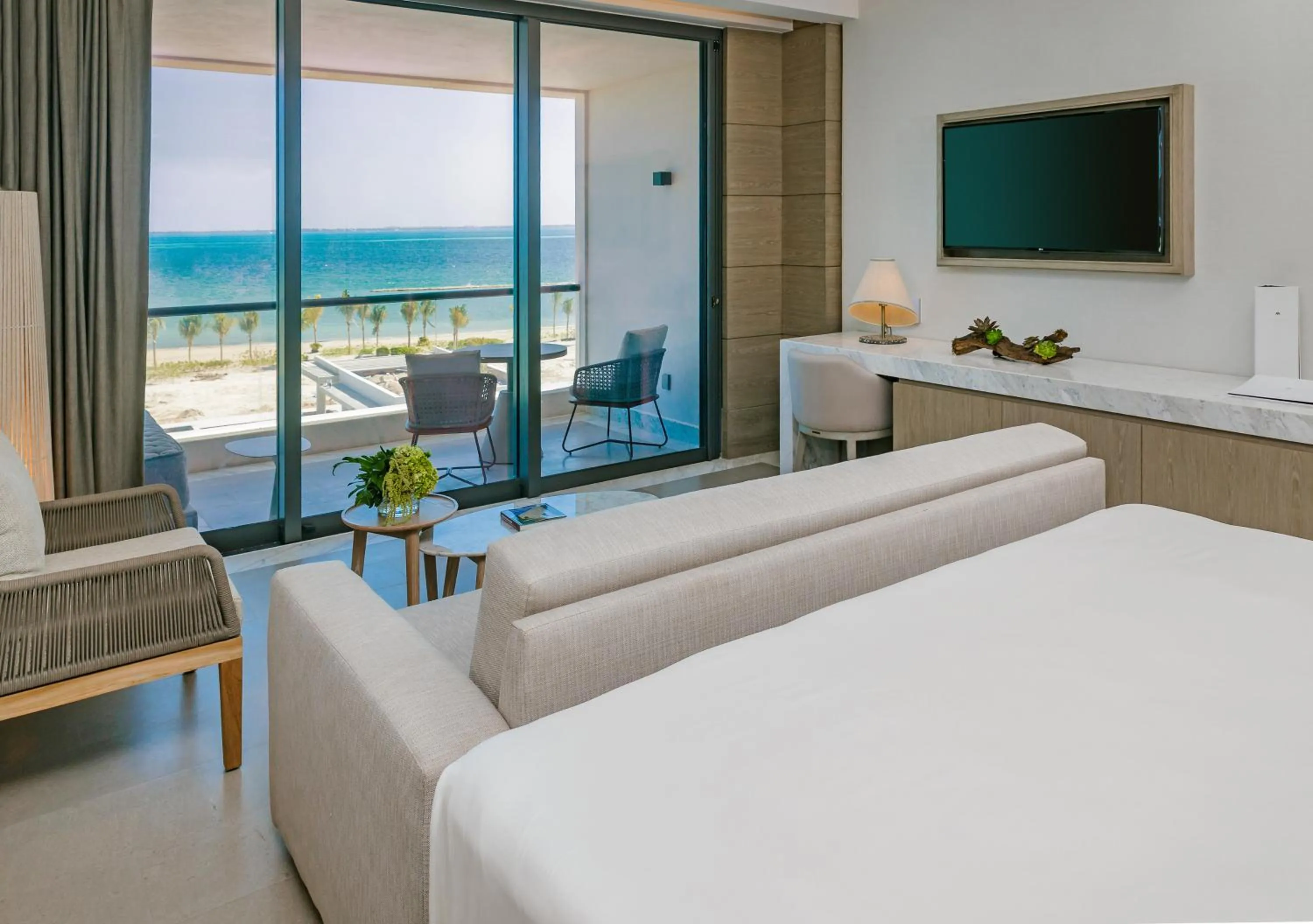 TV and multimedia, Bed in SLS Playa Mujeres - ALL Inclusive Collection