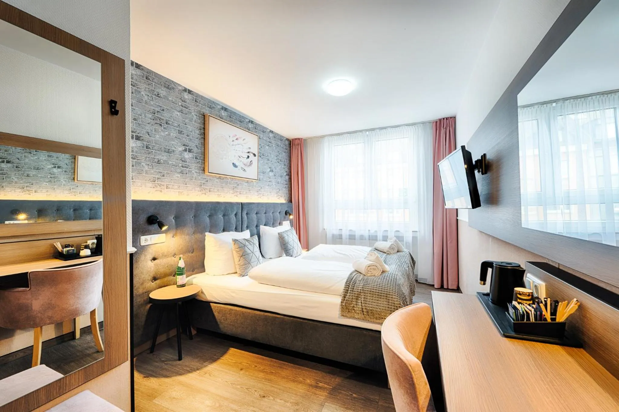 Photo of the whole room, Bed in Home Hotel