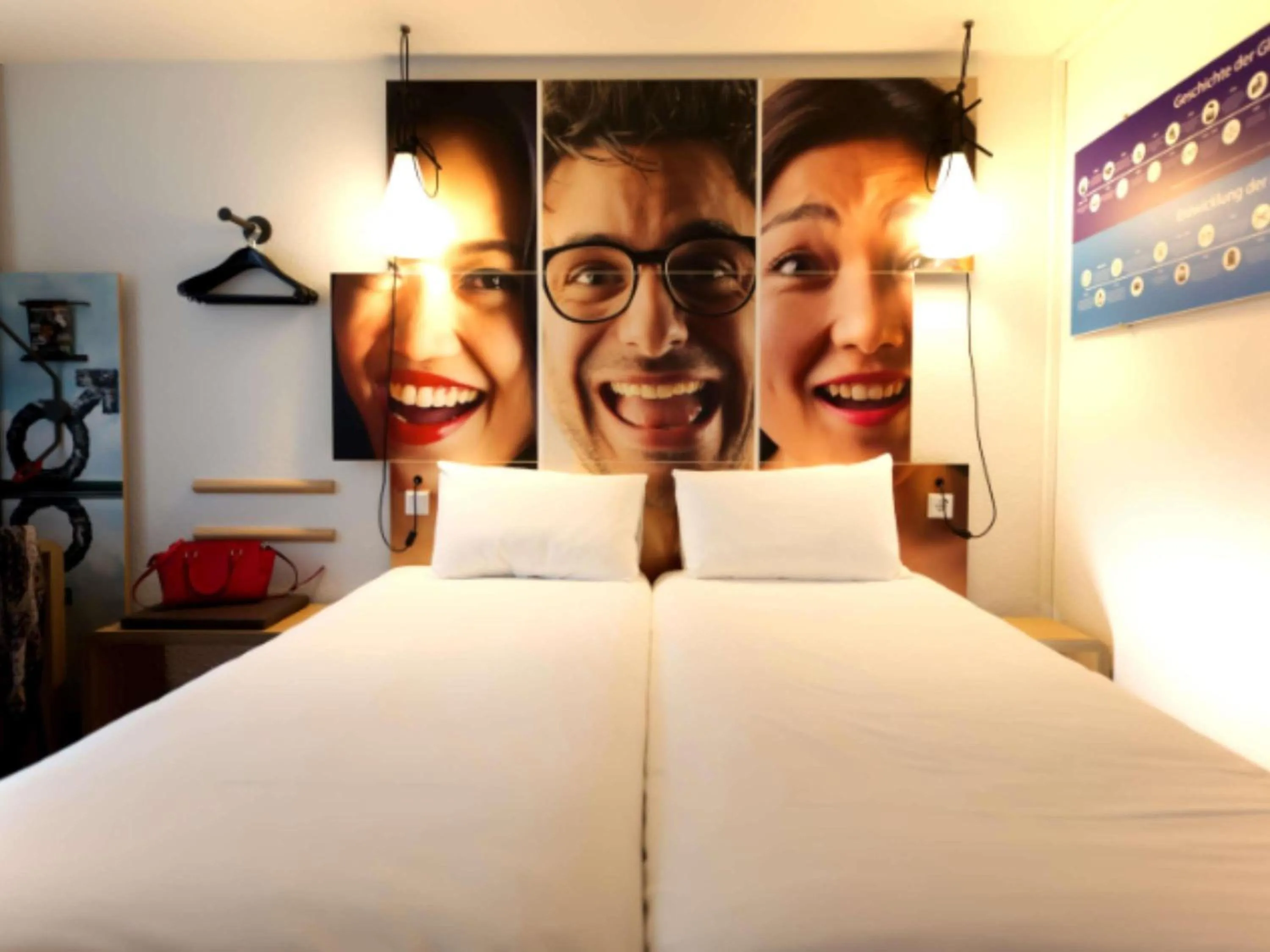 Bedroom, Bed in ibis Köln Centrum