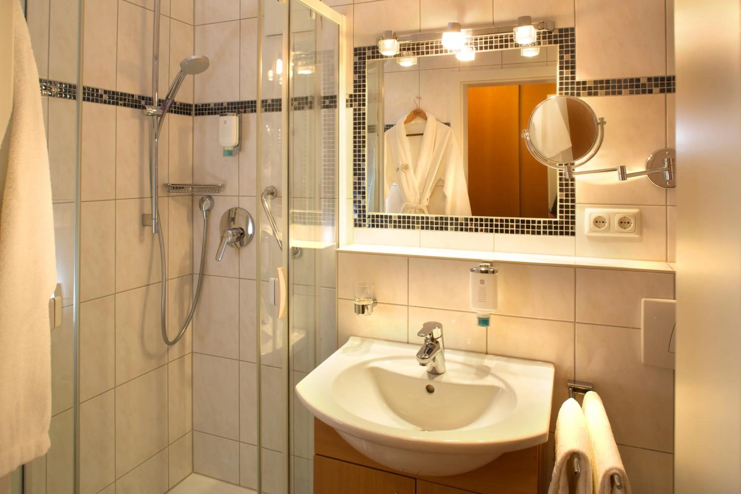 Bathroom in Kur- und Wellnesshotel Förch