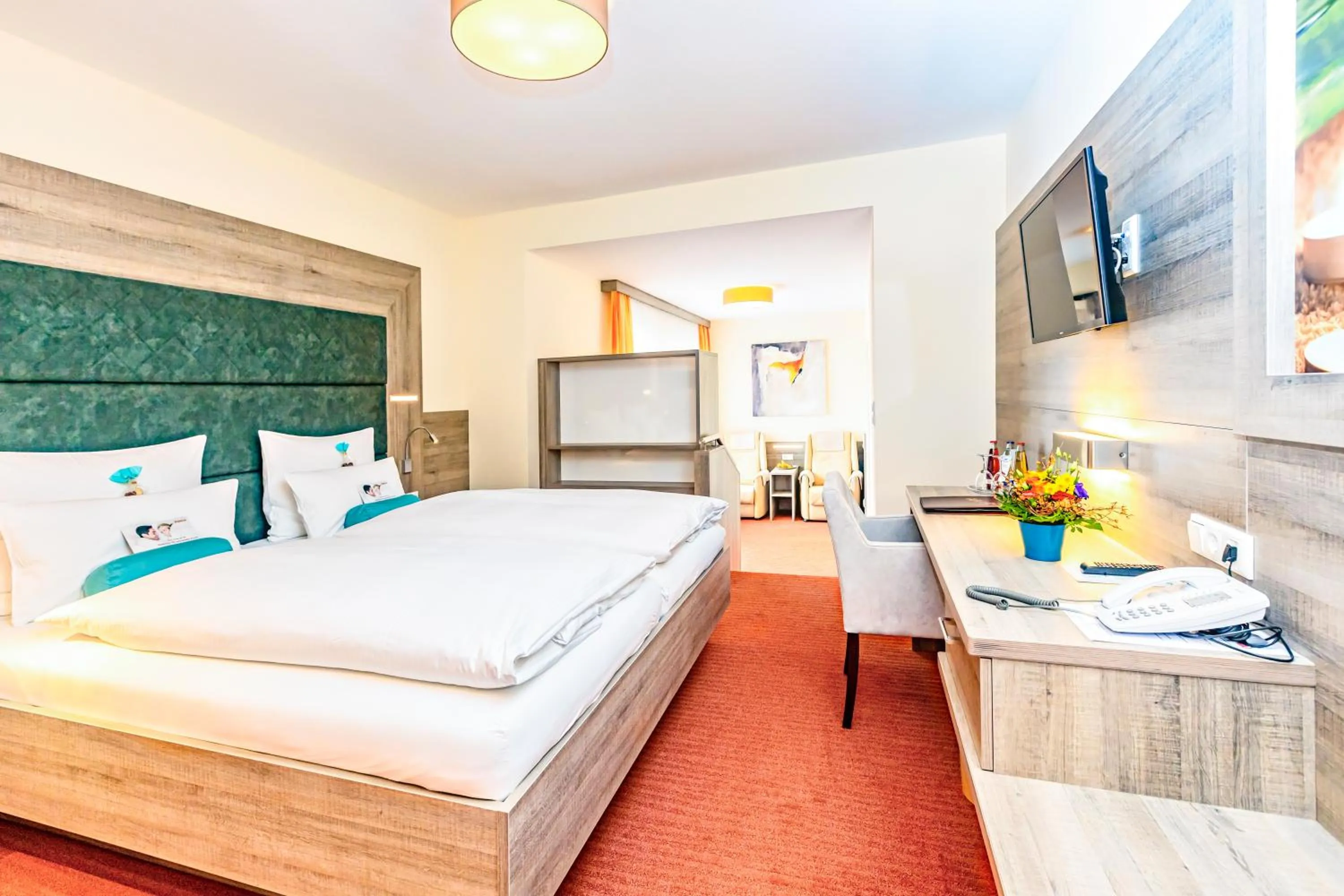 Photo of the whole room, Bed in Kur- und Wellnesshotel Förch