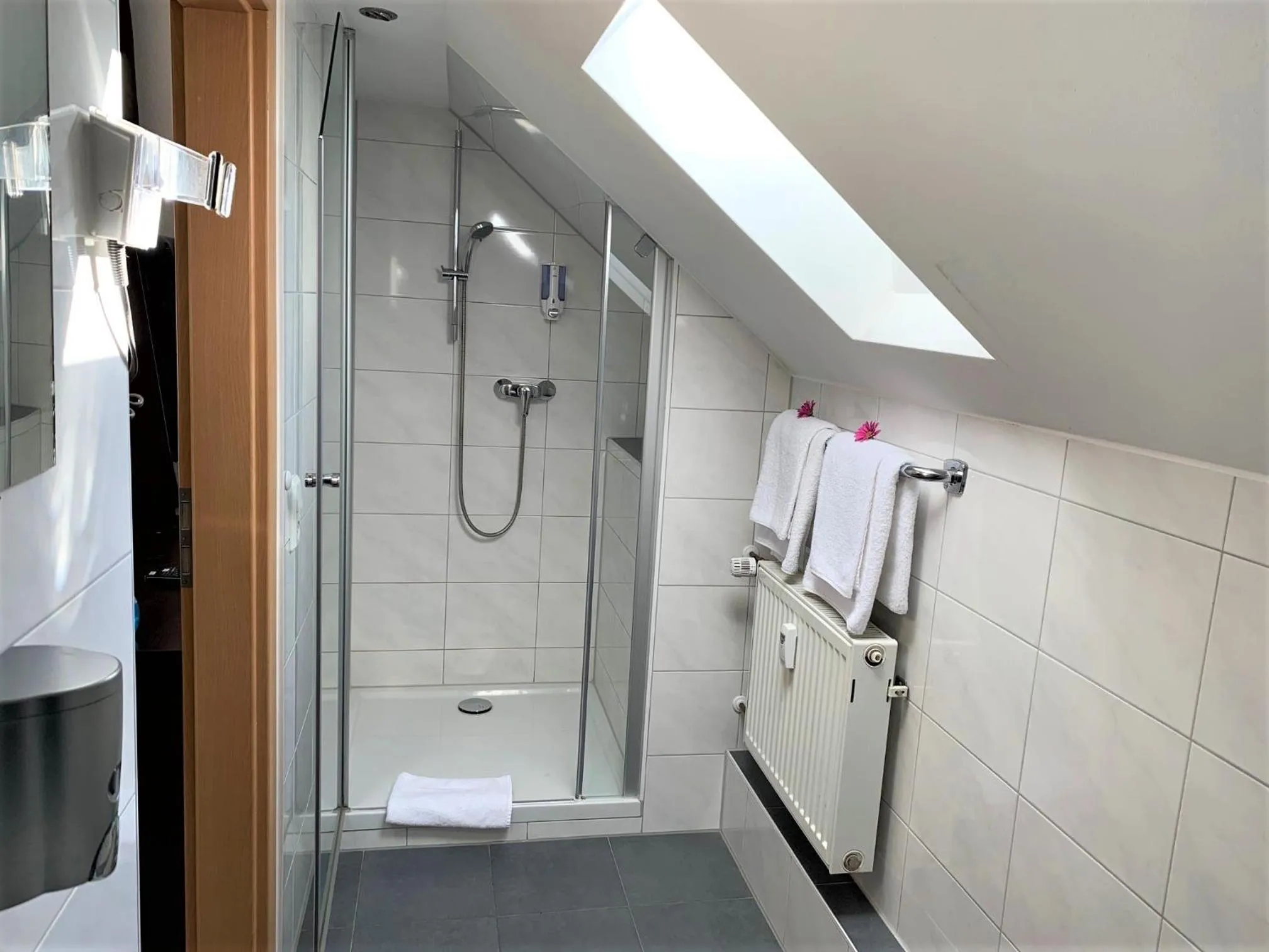 Shower in Hotel zum Adler