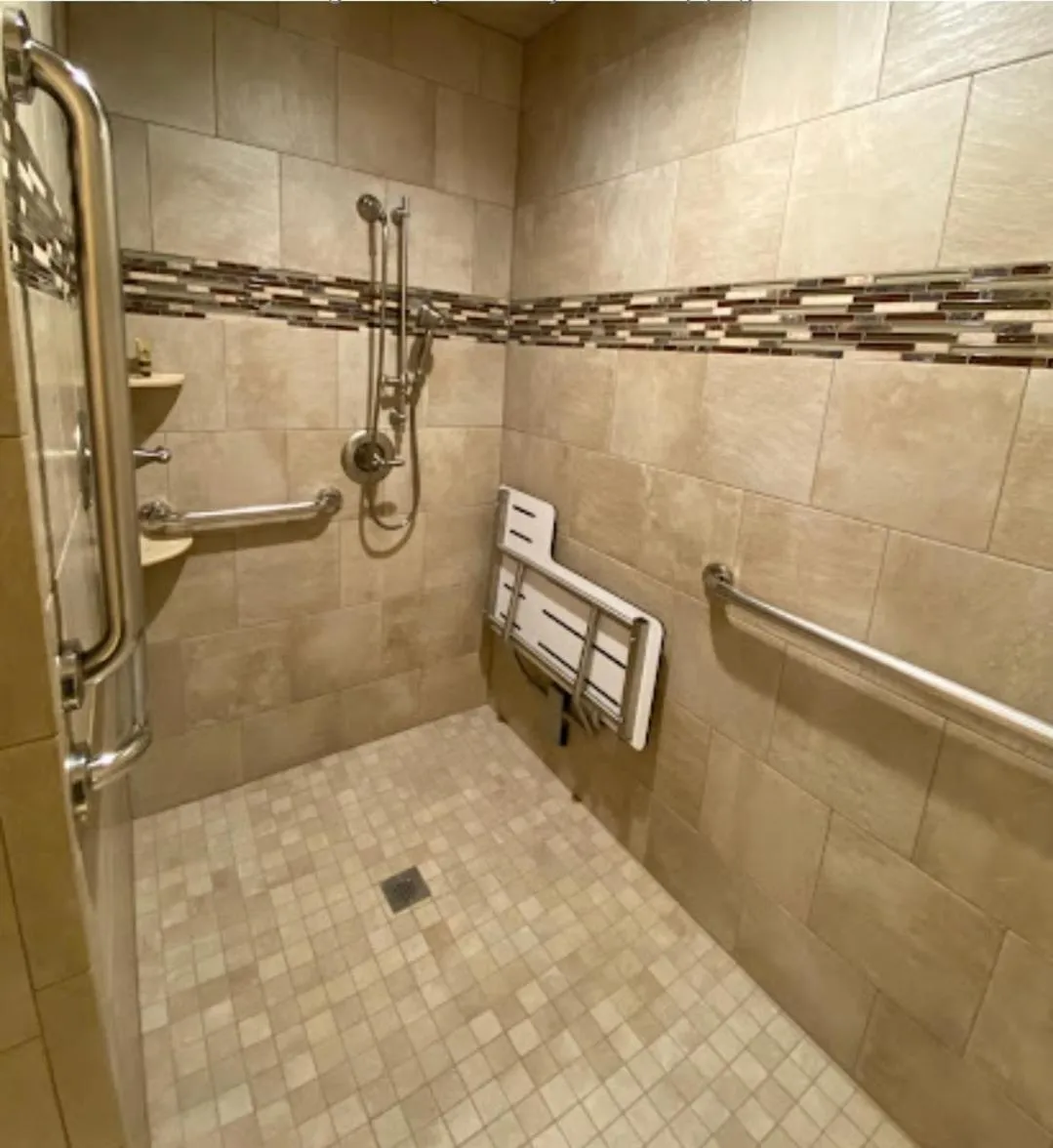 Shower in Terrace Park Inn