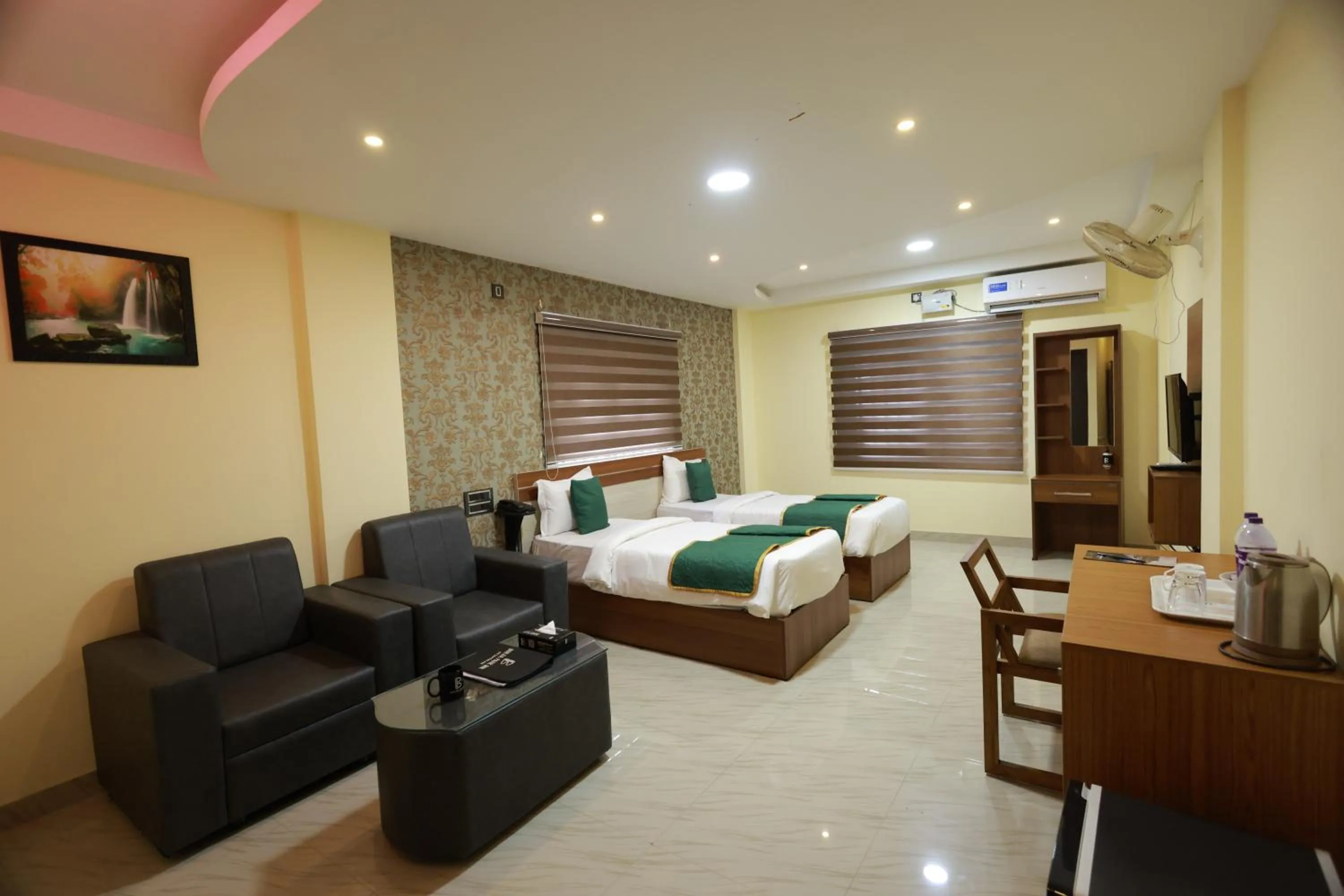 Bedroom, Bed in Builda Park inn