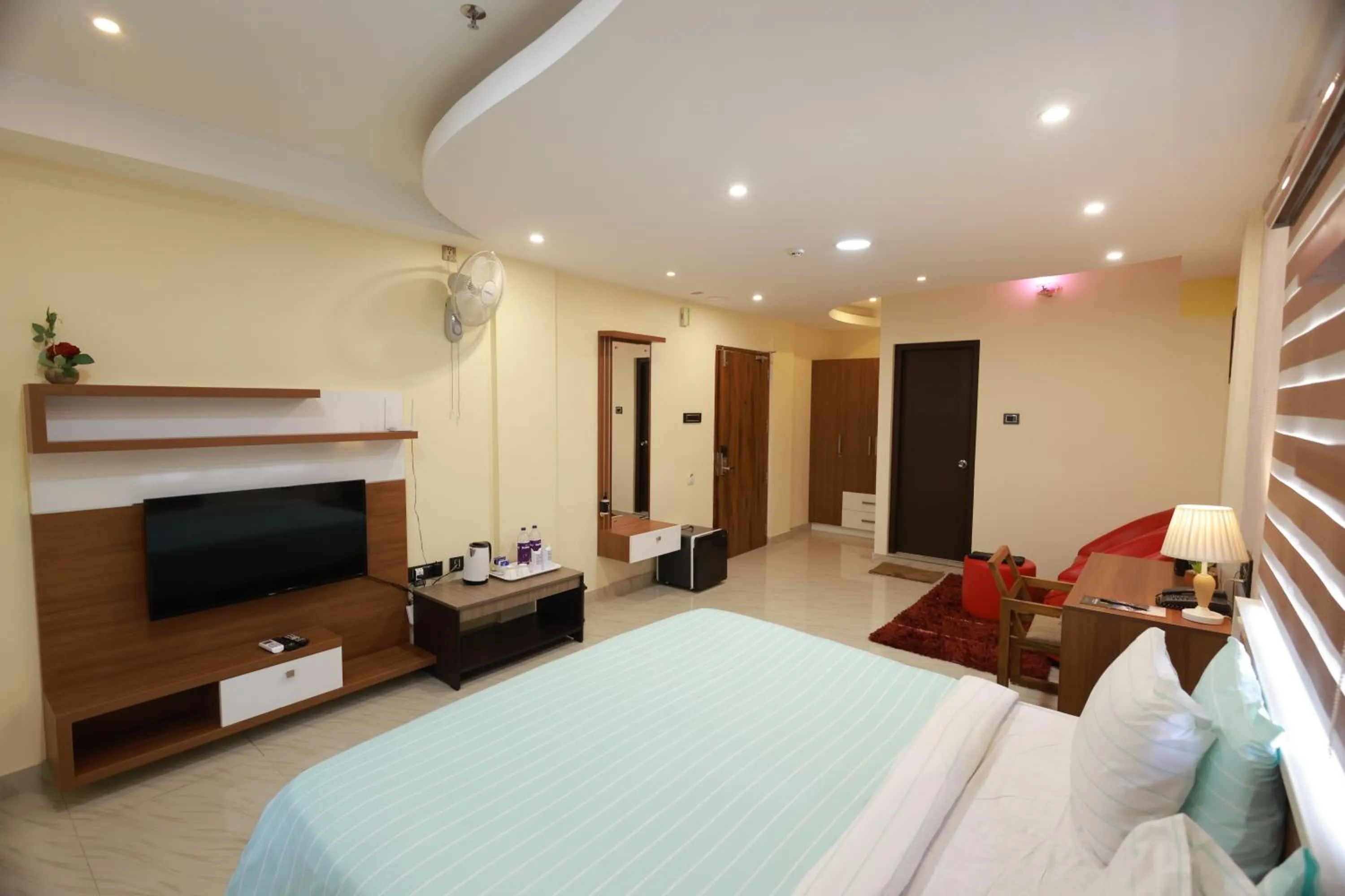 Bedroom, Bed in Builda Park inn